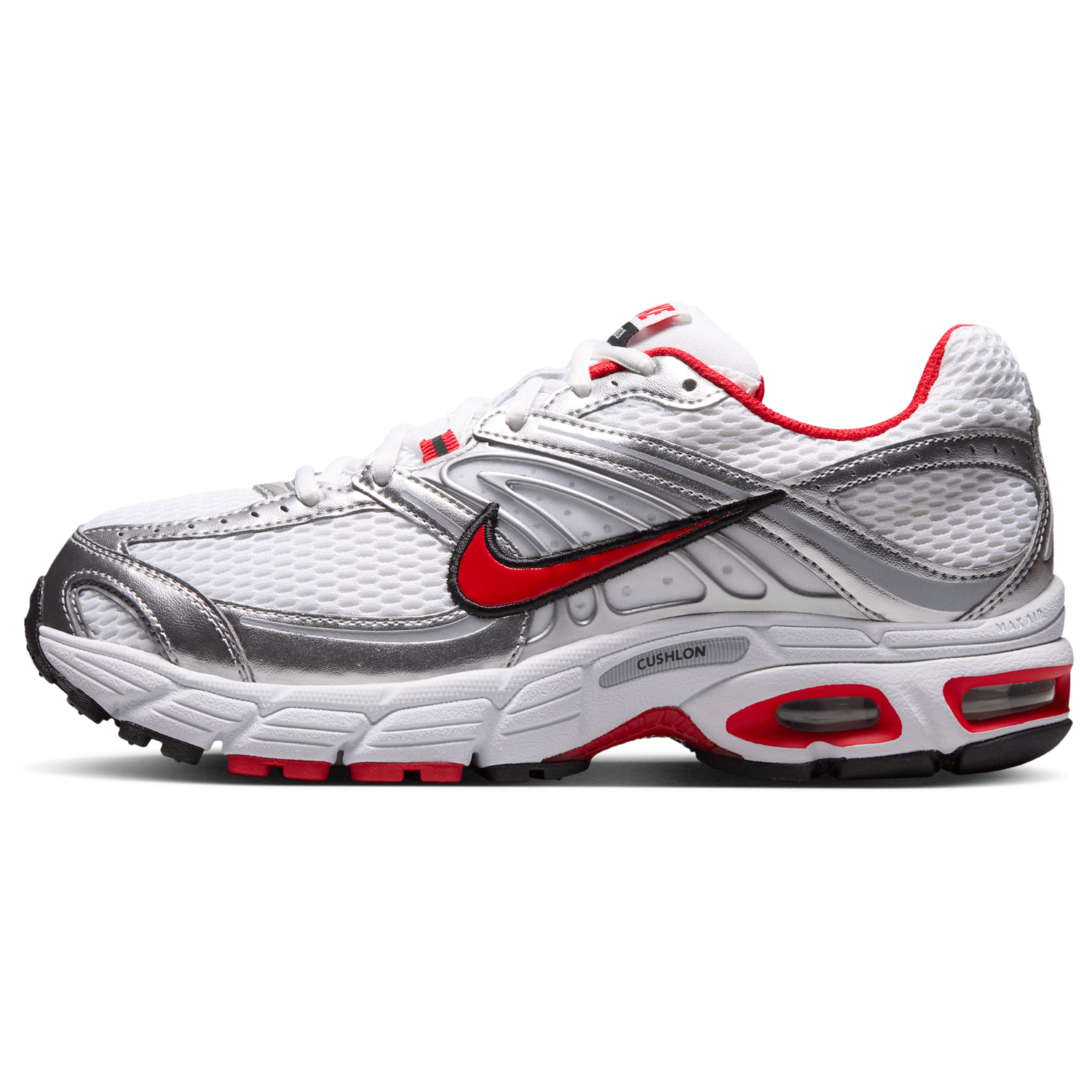 Nike Air Max Moto 2K - Women's - White/Univ Red/Mtlc Silver