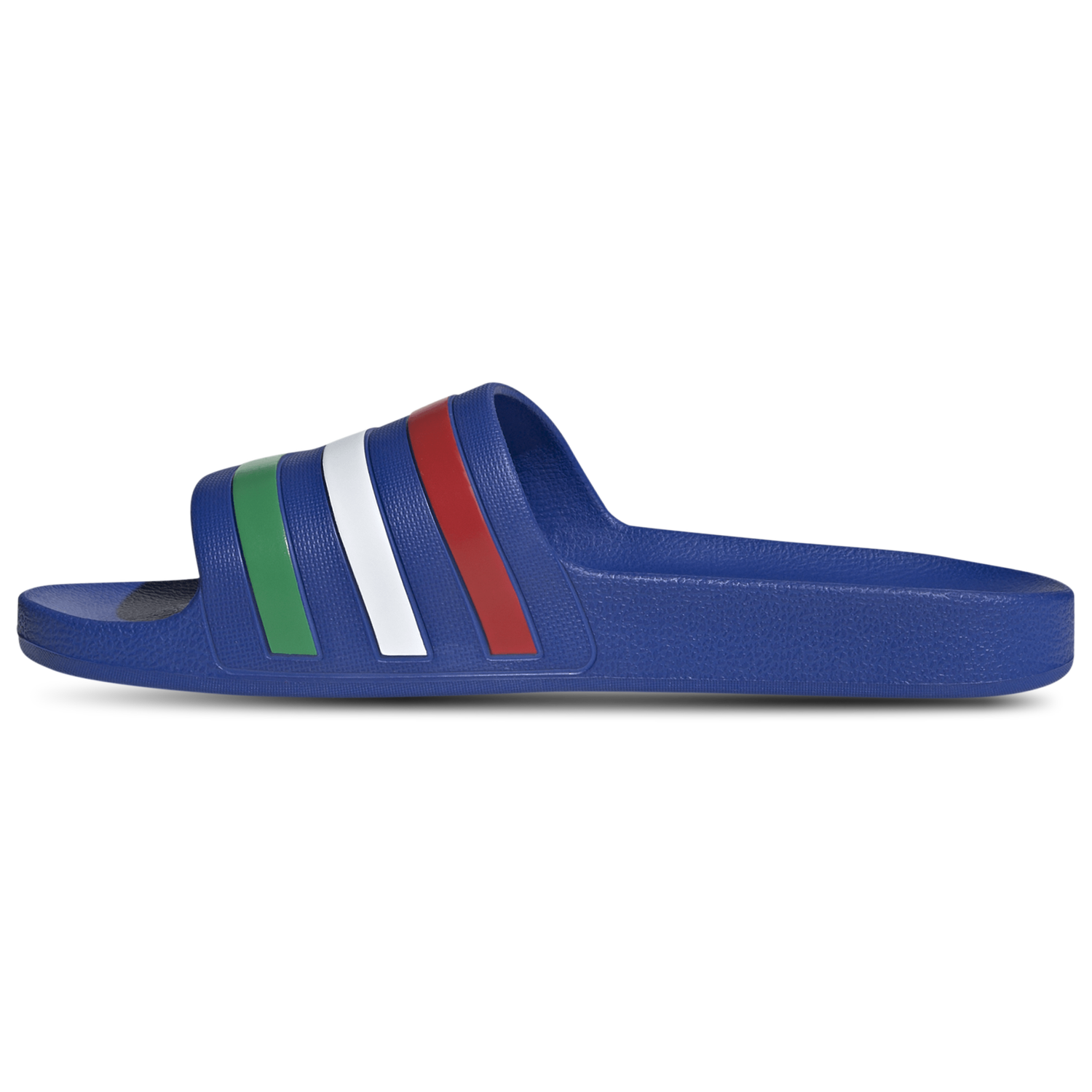 adidas Adilette Aqua Slides - Men's - Bold Blue/Green/Ftwr White