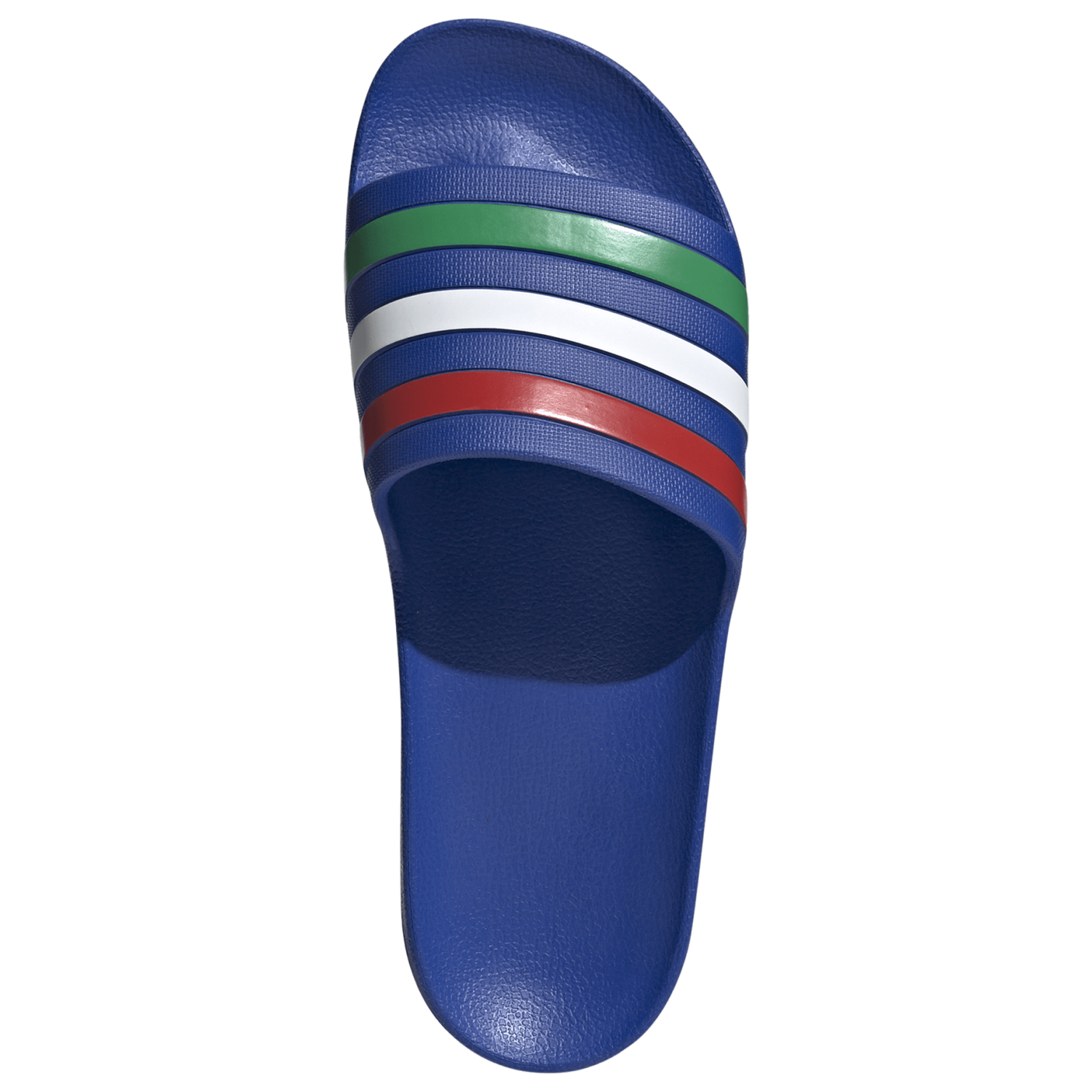 adidas Adilette Aqua Slides - Men's - Bold Blue/Green/Ftwr White