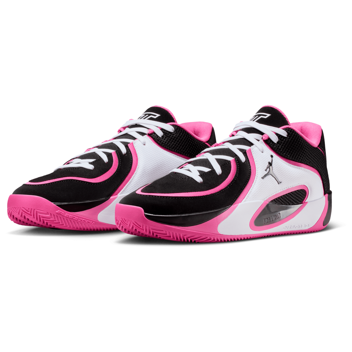 Jordan Tatum 4 Pink - Men's - White/Black/Pinksicle