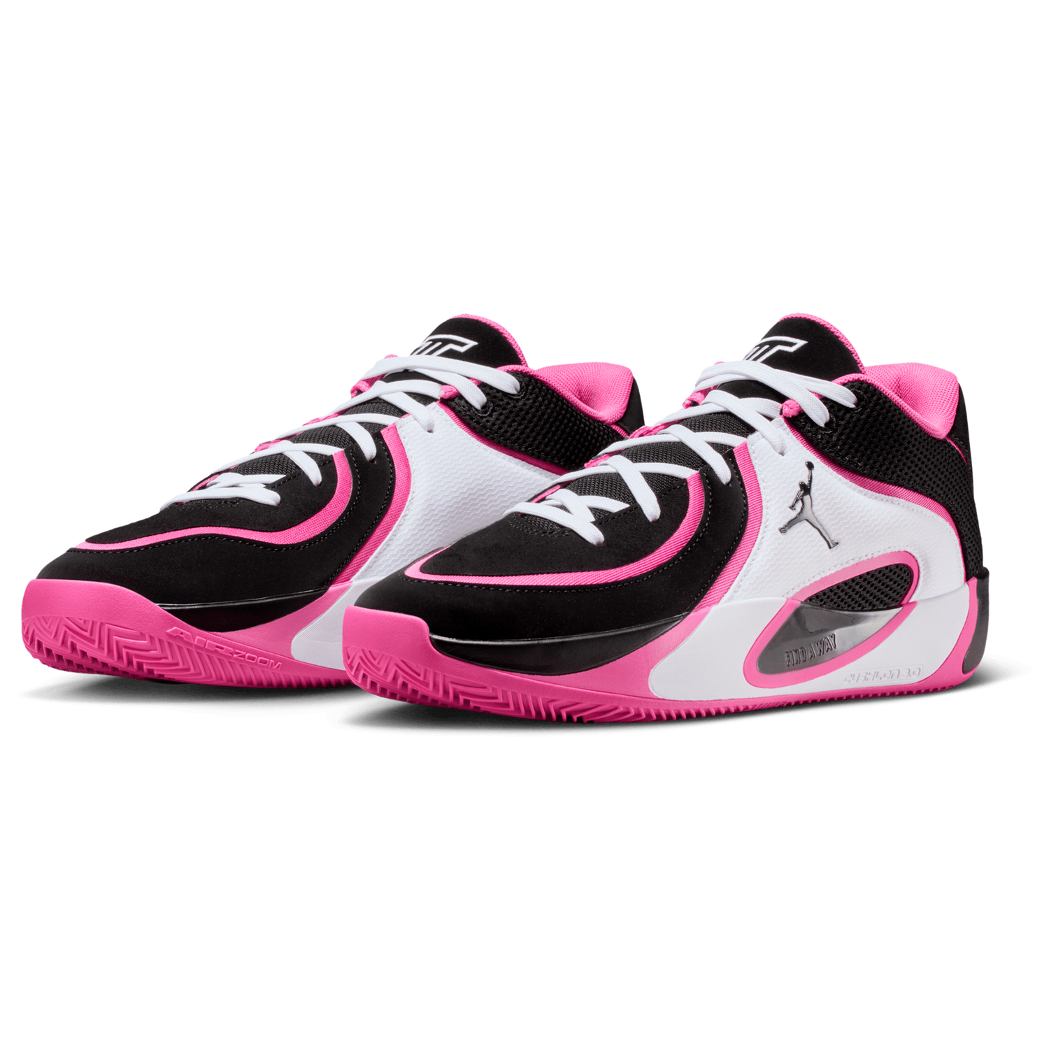 Jordan Tatum 4 Pink - Men's - White/Black/Pinksicle