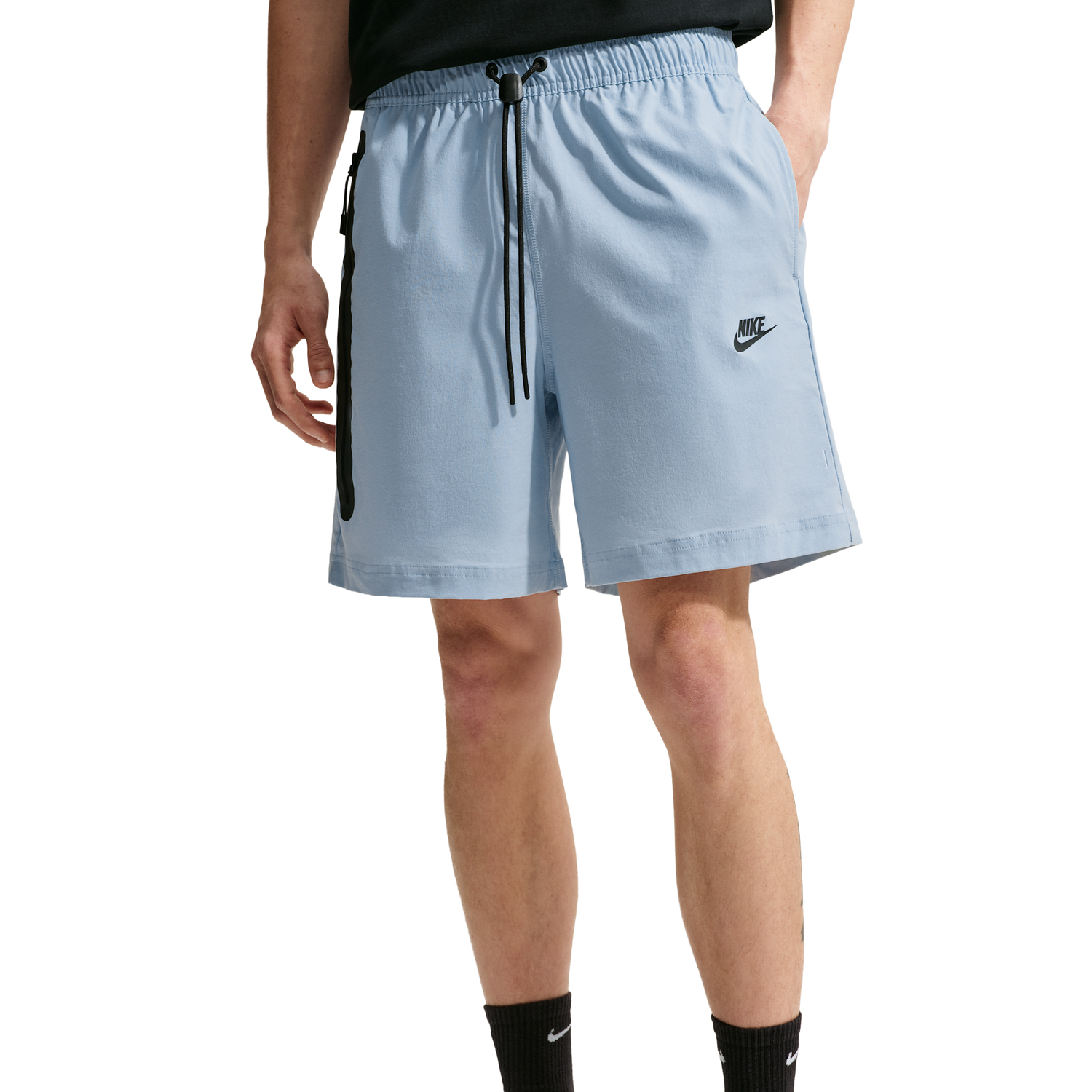 Nike Tech Woven Shorts - Men's - Light Armory Blue/Black