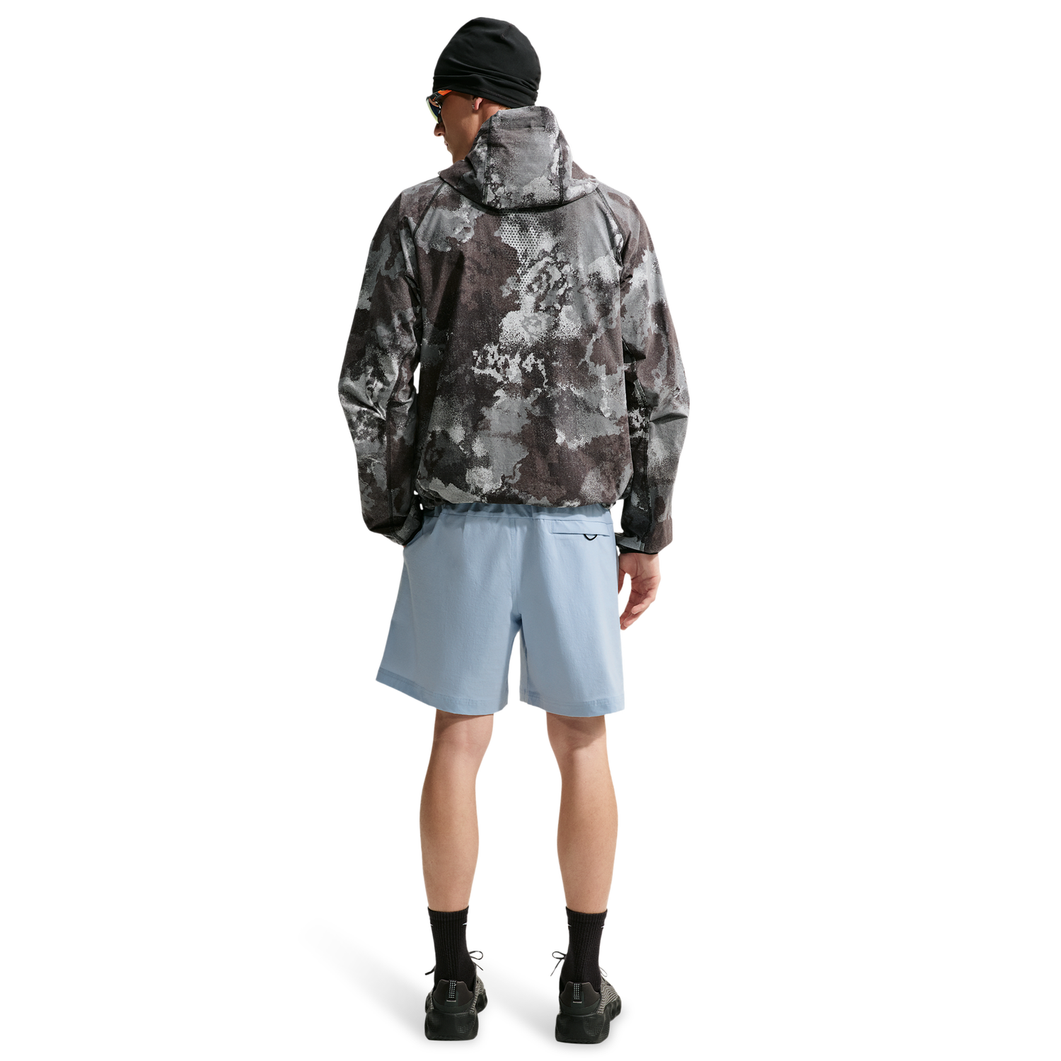 Nike Tech Woven Shorts - Men's - Light Armory Blue/Black