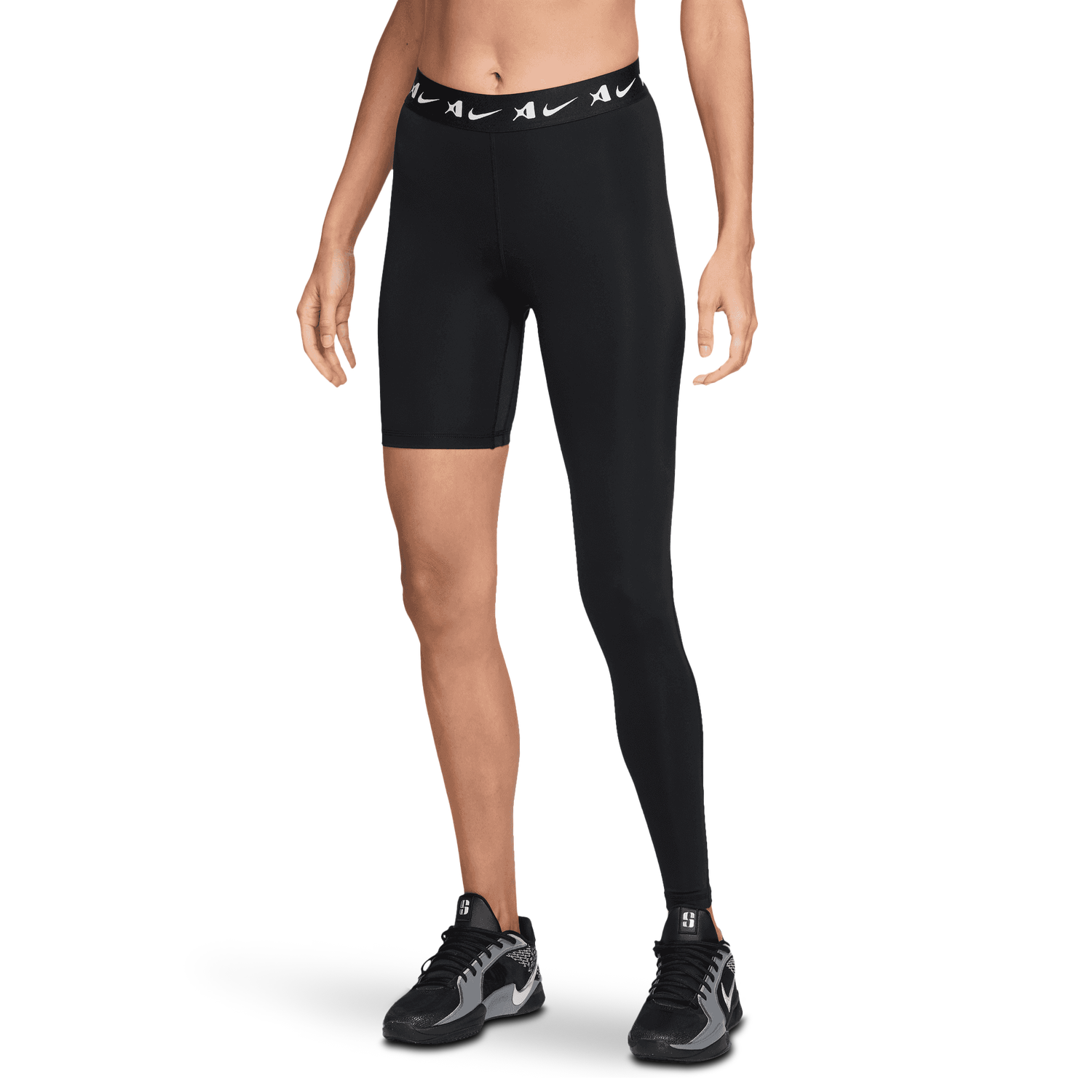 Nike A'ja Signature Tights - Women's - Black/White
