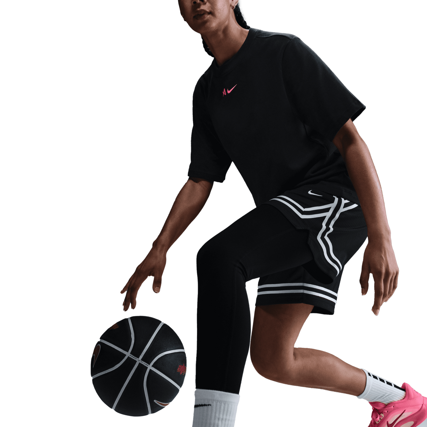 Nike A'ja Signature Tights - Women's - Black/White