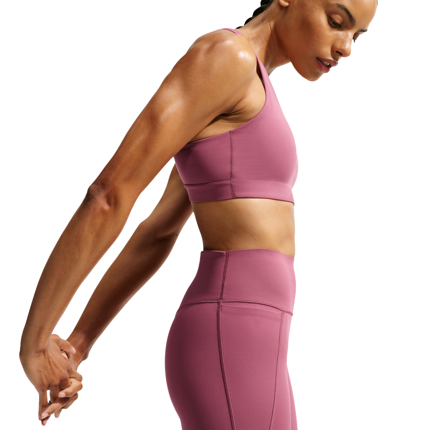 Nike Drifit Universal HR Pocket Tight - Women's - Pink Smoke/Mystic Dates/Pink Smoke