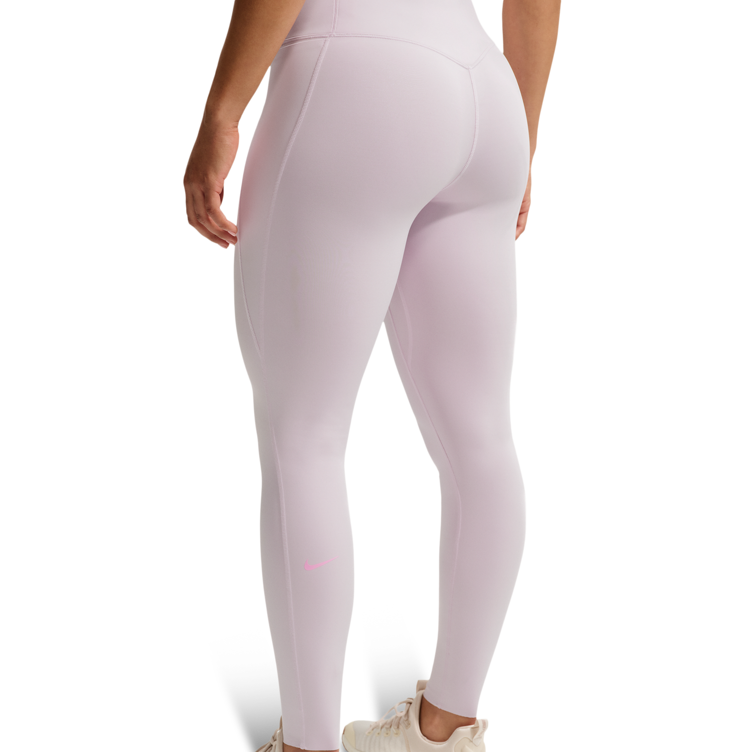 Nike Drifit Universal HR 7/8 Pocket Tight - Women's - Bleached Lilac/Amethyst Wave/Pink Rise