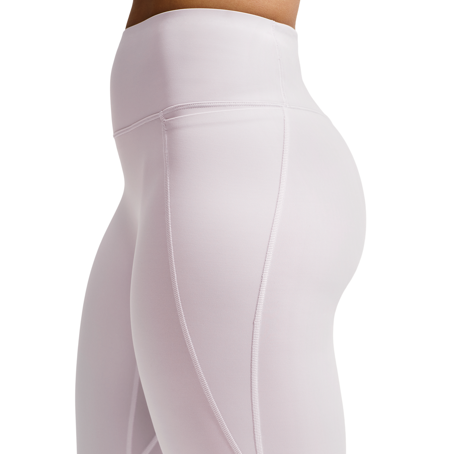 Nike Drifit Universal HR 7/8 Pocket Tight - Women's - Bleached Lilac/Amethyst Wave/Pink Rise