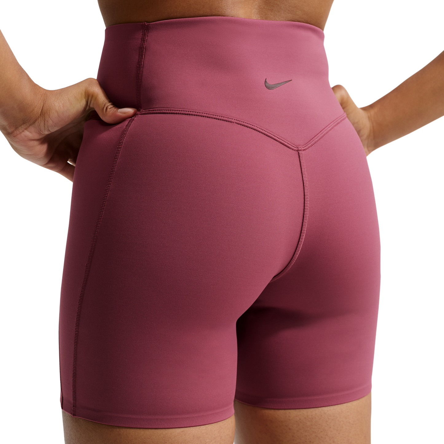 Nike Drifit Universal HR 5In Pocket Short - Women's - Mystic Dates/Pink Smoke/Pink Smoke