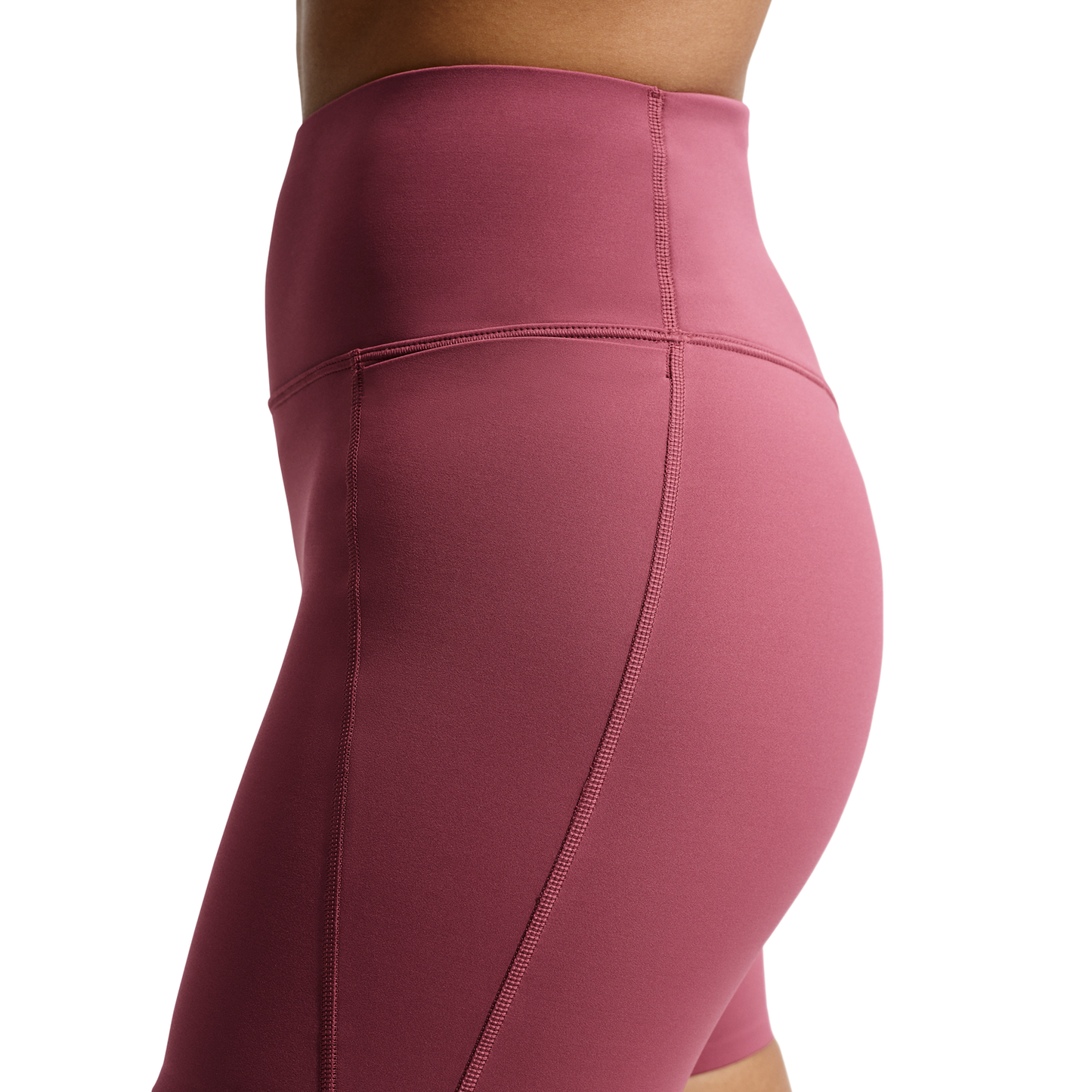 Nike Drifit Universal HR 5In Pocket Short - Women's - Mystic Dates/Pink Smoke/Pink Smoke