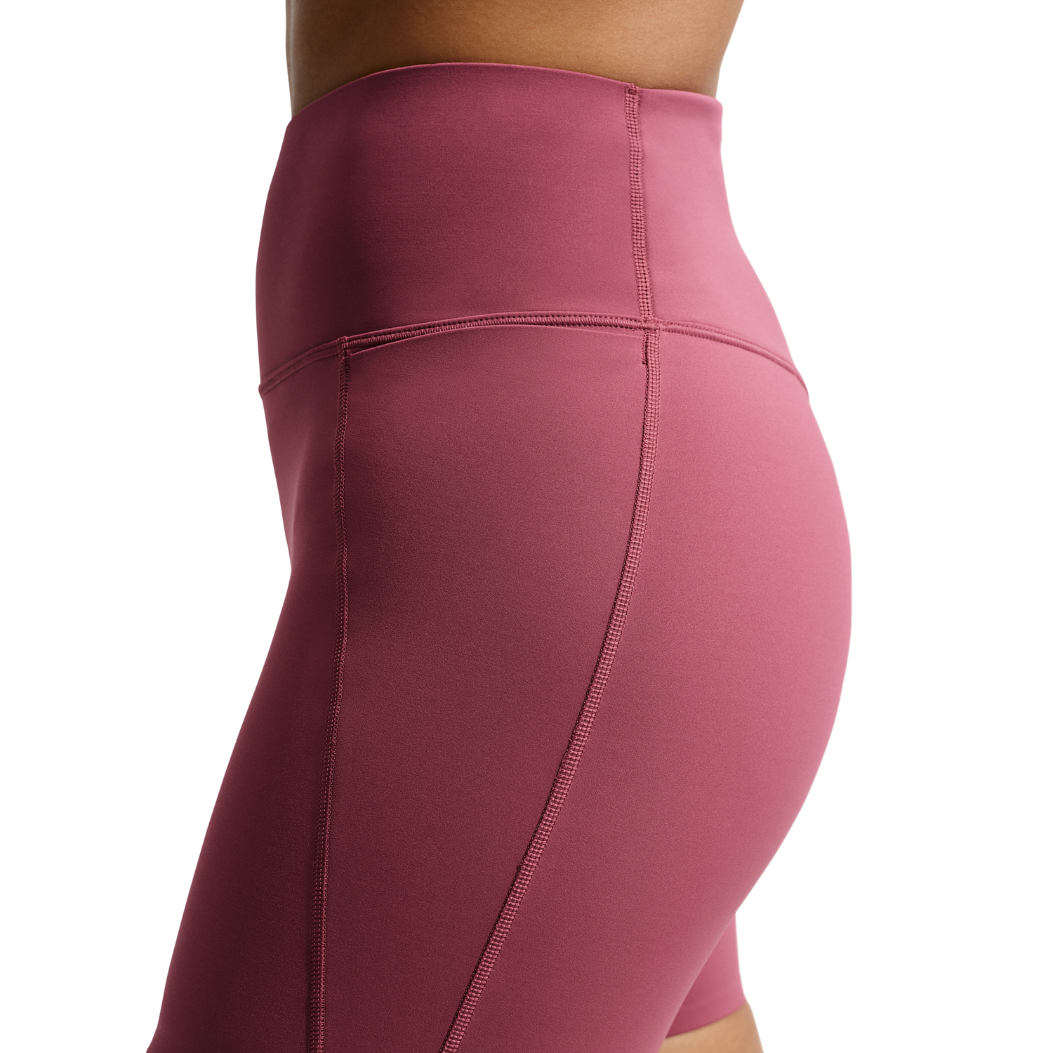 Nike Drifit Universal HR 5In Pocket Short - Women's - Mystic Dates/Pink Smoke/Pink Smoke