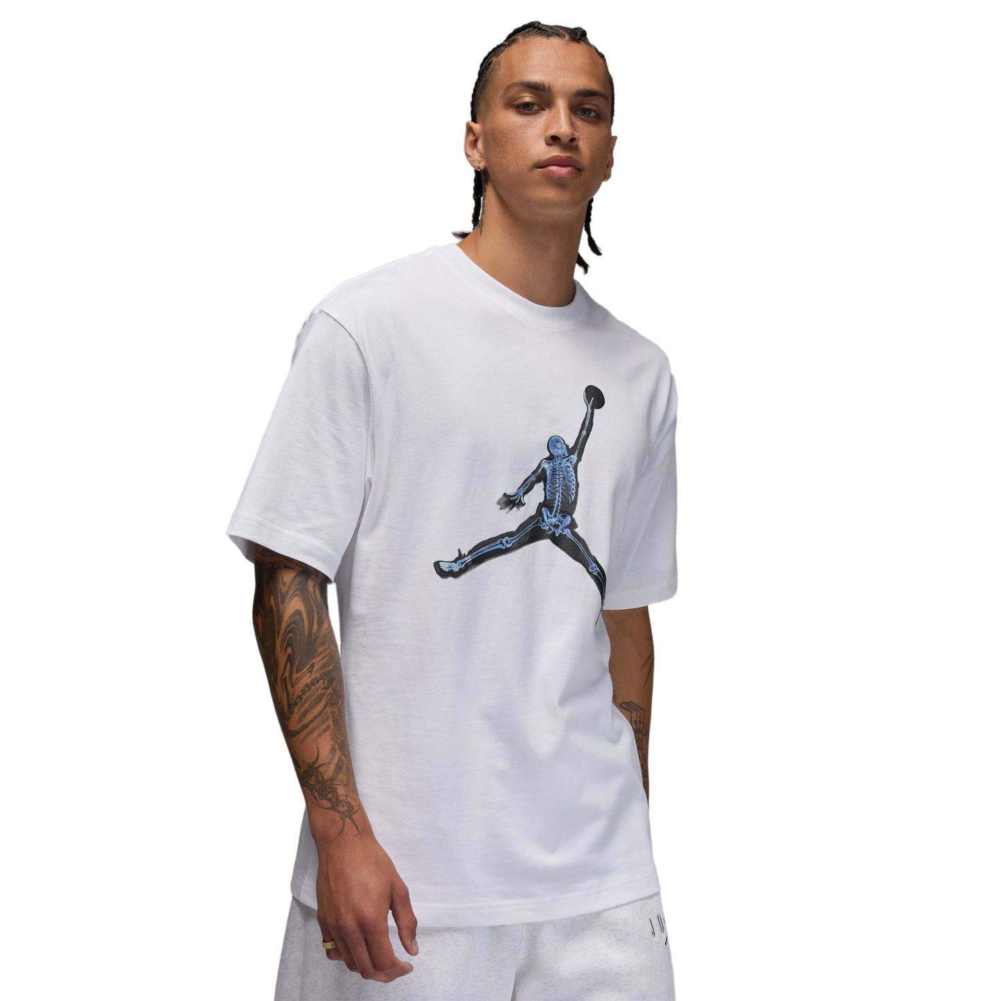 Jordan MJ NC Xray JM Short Sleeve Crew - Men's - Black/White