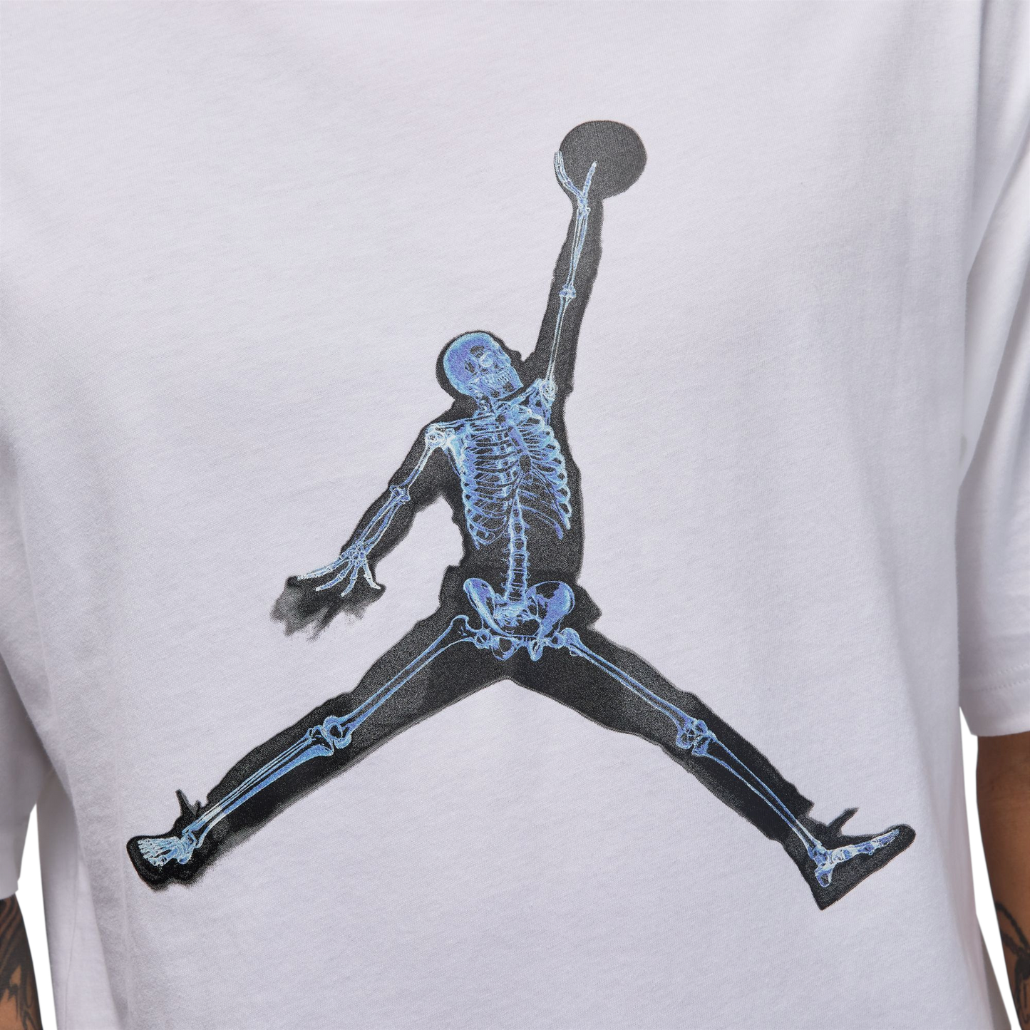 Jordan MJ NC Xray JM Short Sleeve Crew - Men's - Black/White
