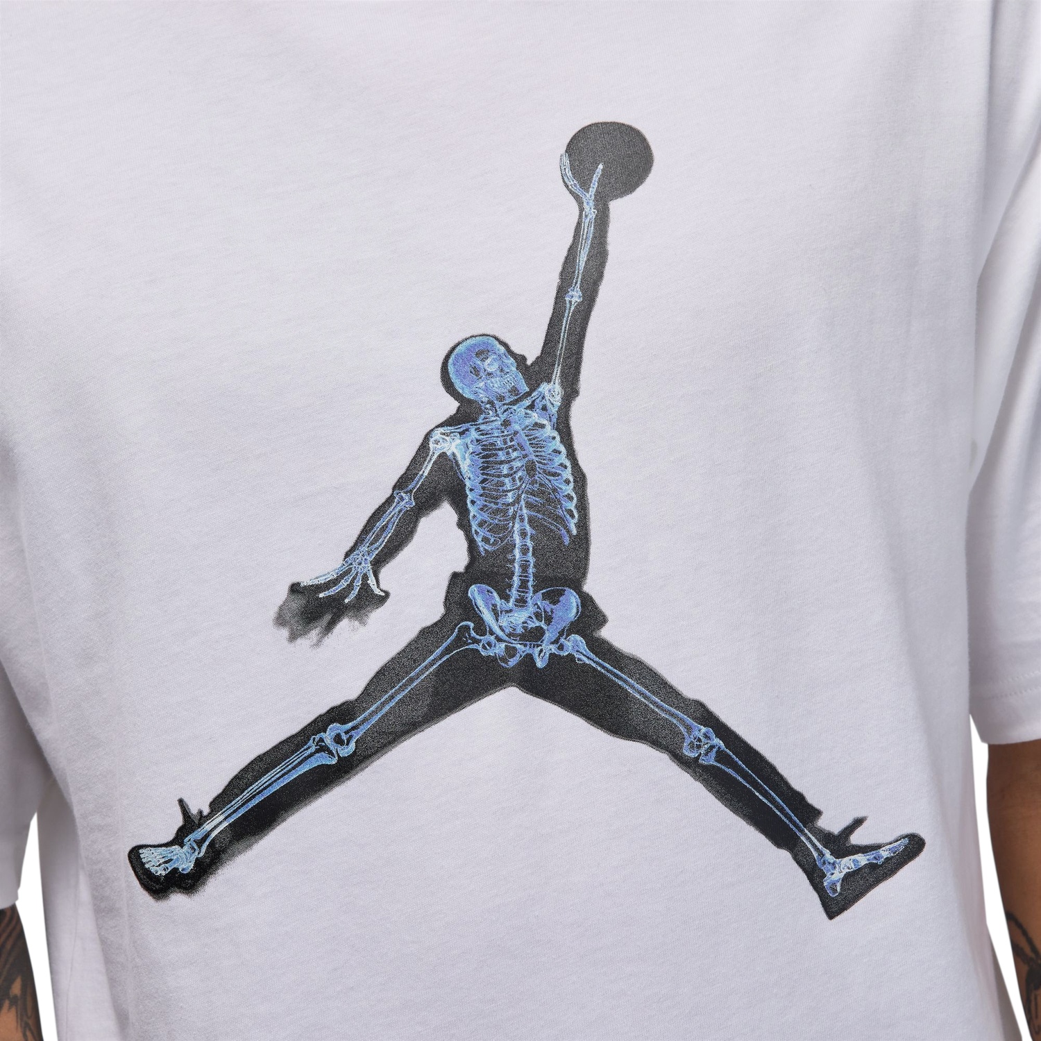 Jordan MJ NC Xray JM Short Sleeve Crew - Men's - Black/White