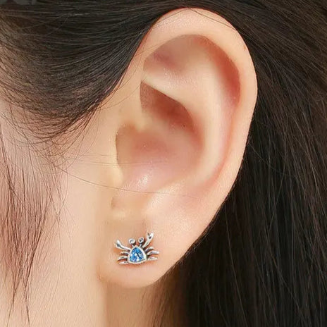 Ocean Jewel Crab Earrings - foto 2