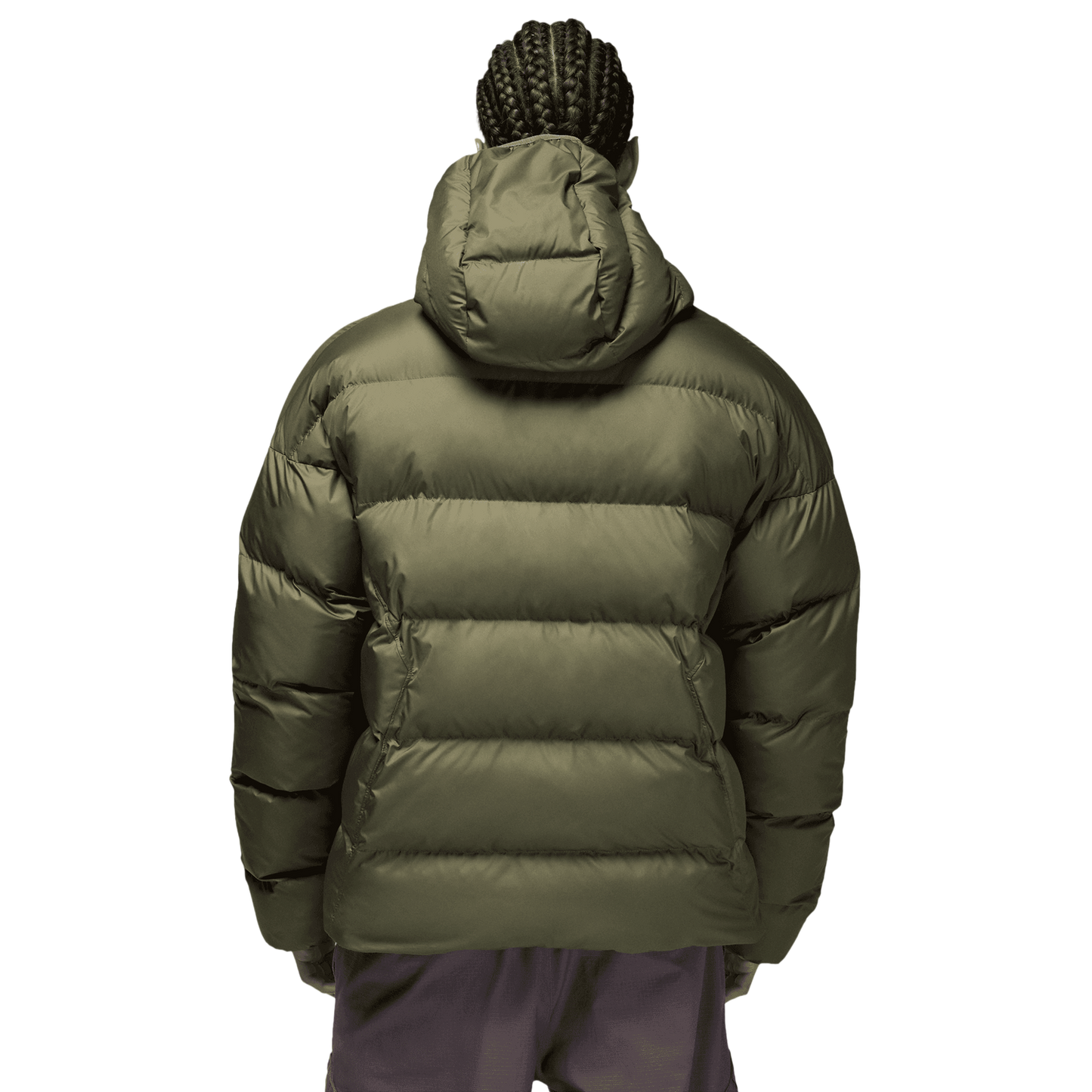 Jordan MJ BRK Puffer Jacket - Men's - Medium Olive/Black