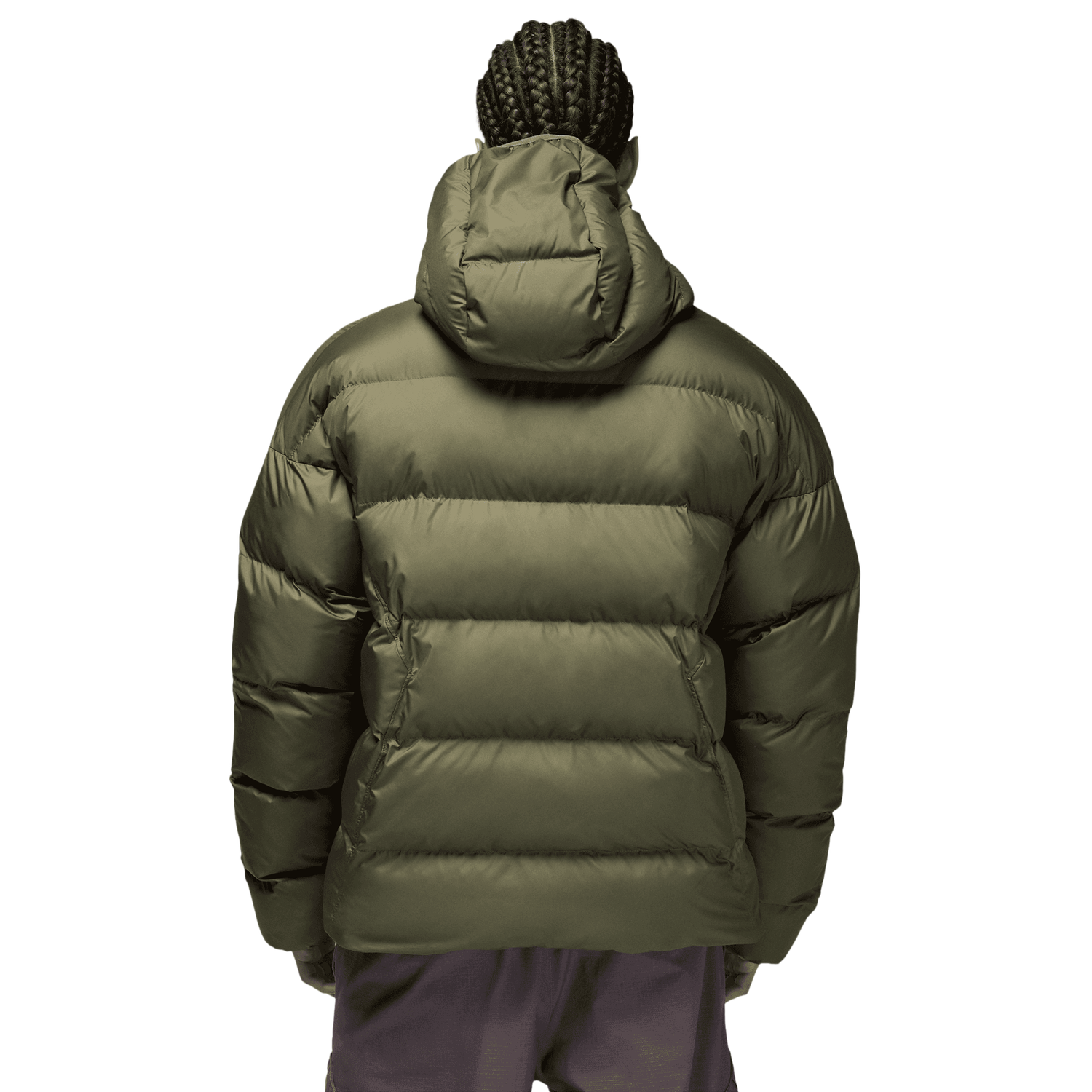 Jordan MJ BRK Puffer Jacket - Men's - Medium Olive/Black