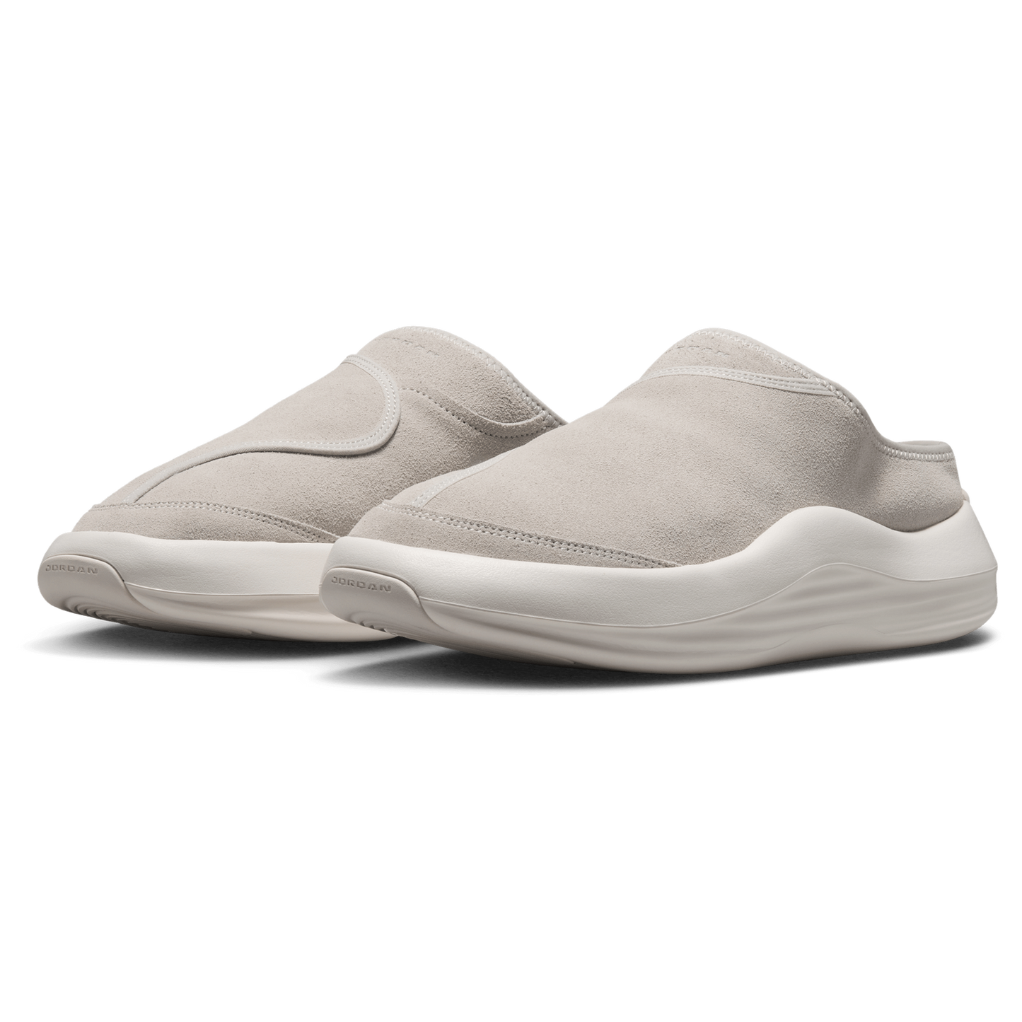 Jordan Future Mule - Men's - Light Iron Ore/Legend Medium Brown/Swan