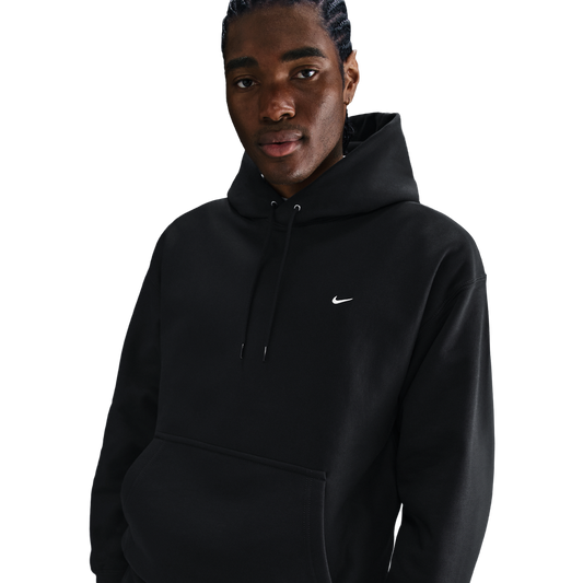 Nike Solo Swoosh BB PO Hoodie - Men's - Black/Black/White