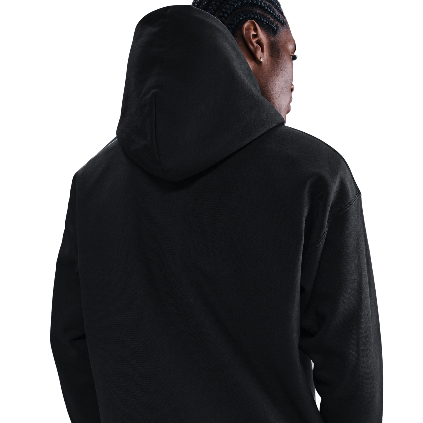 Nike Solo Swoosh BB PO Hoodie - Men's - Black/Black/White