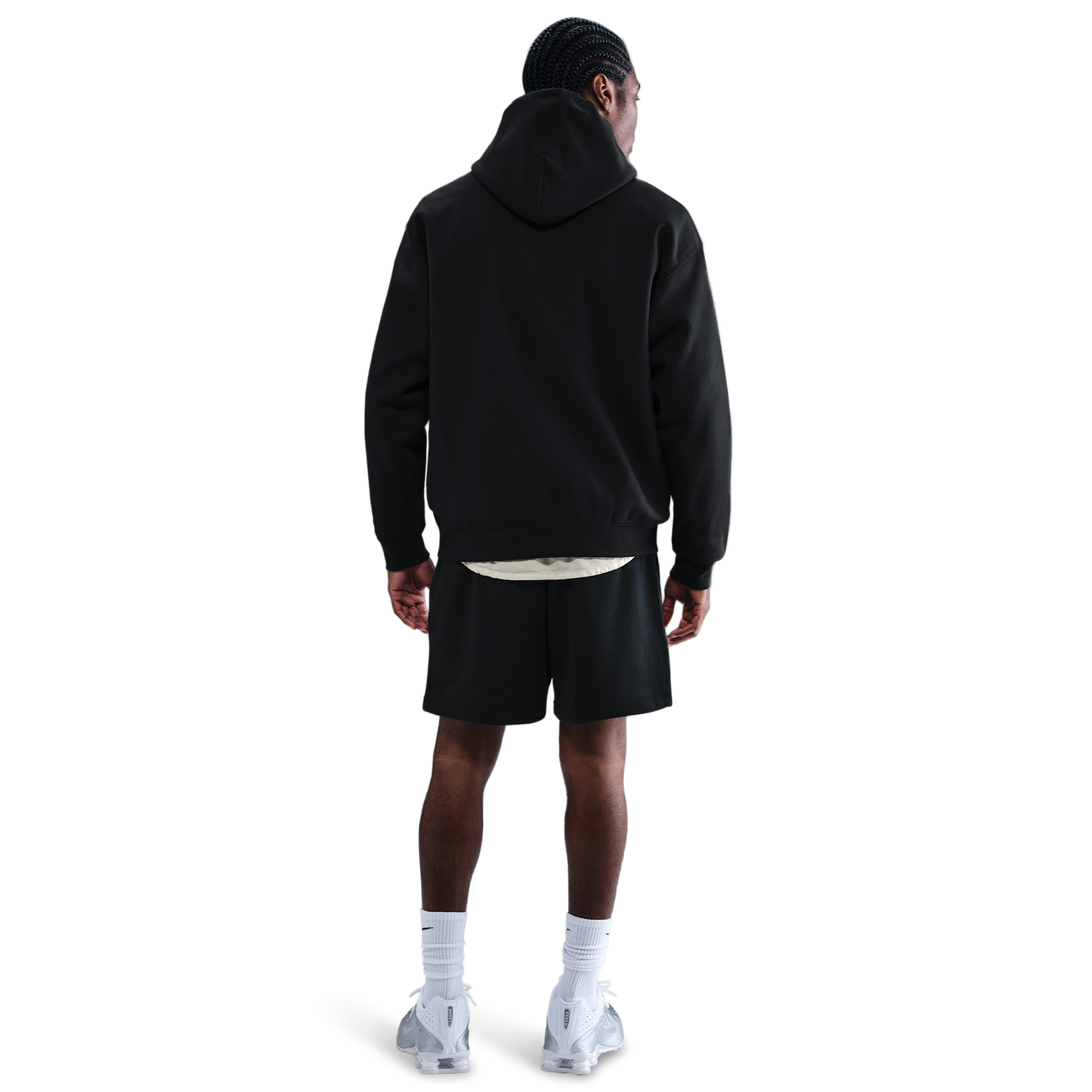Nike Solo Swoosh BB PO Hoodie - Men's - Black/Black/White