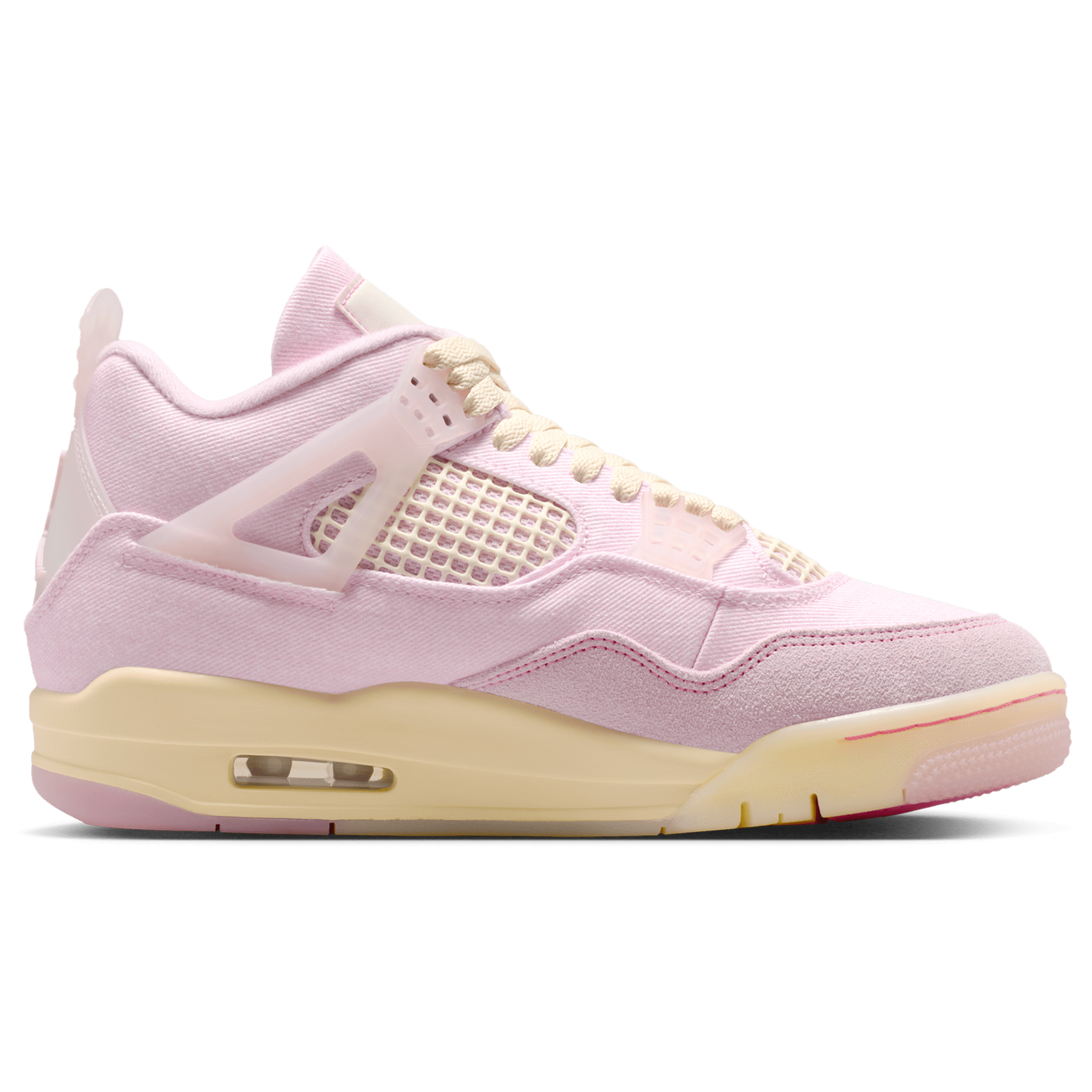 Jordan Retro 4 - Women's - Peal Pink/Iced Carmine