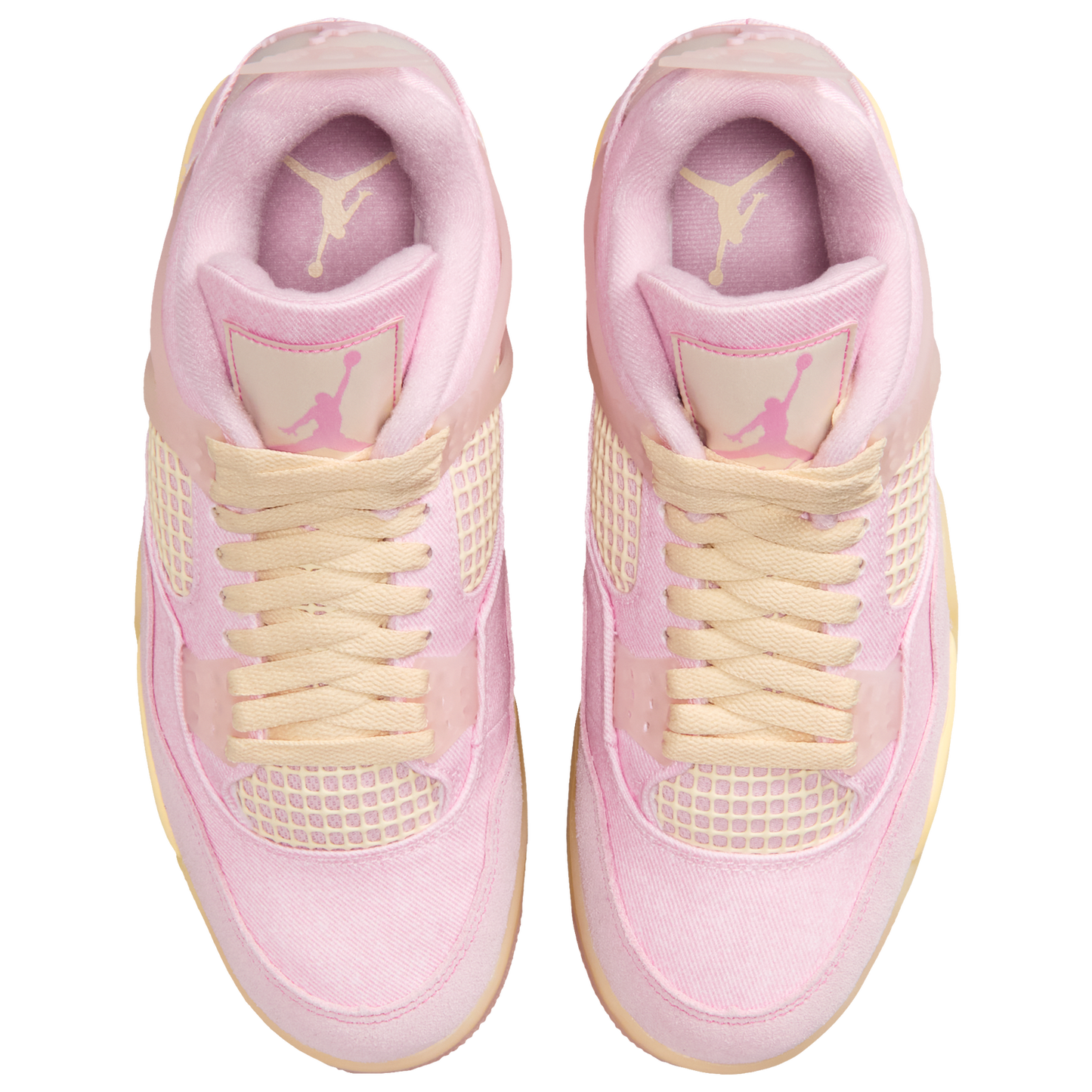 Jordan Retro 4 - Women's - Peal Pink/Iced Carmine