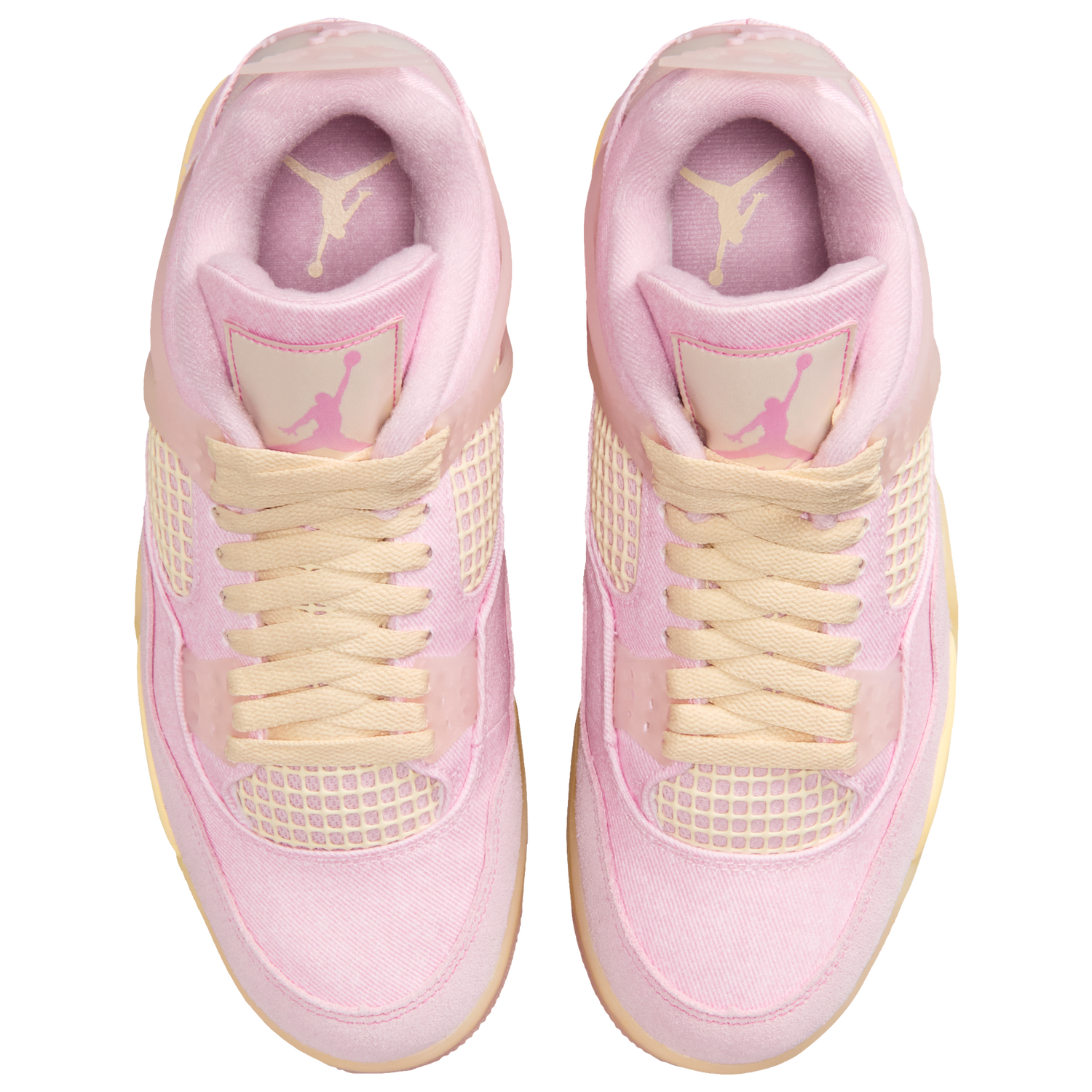 Jordan Retro 4 - Women's - Peal Pink/Iced Carmine