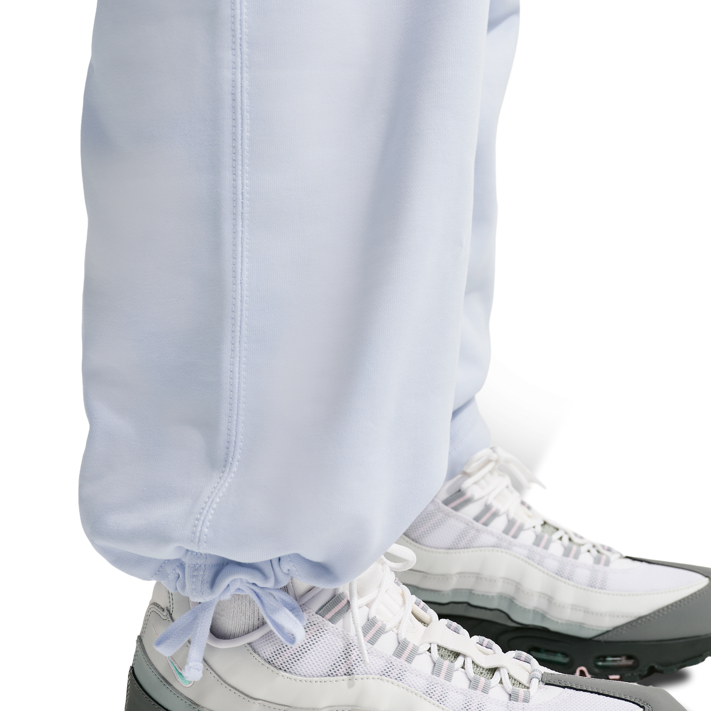 Nike Solo Swoosh BB Open Hem Pant - Men's - Football Grey/Football Grey/White