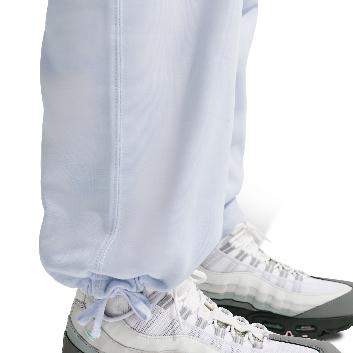 Nike Solo Swoosh BB Open Hem Pant - Men's - Football Grey/Football Grey/White