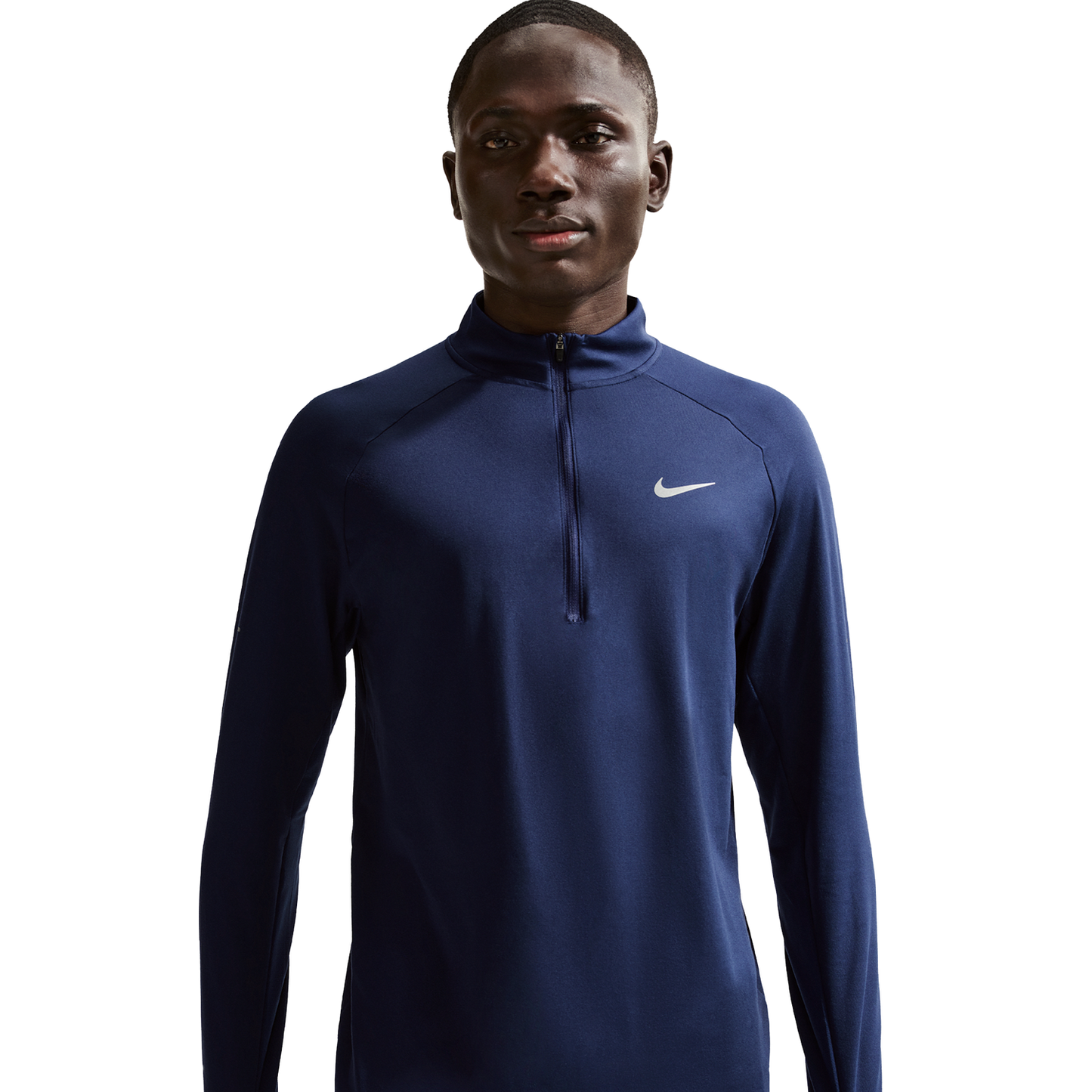 Nike Dri-FIT STRIDE HZ MIDLAYER - Men's - Midnight Navy/Reflective Silver