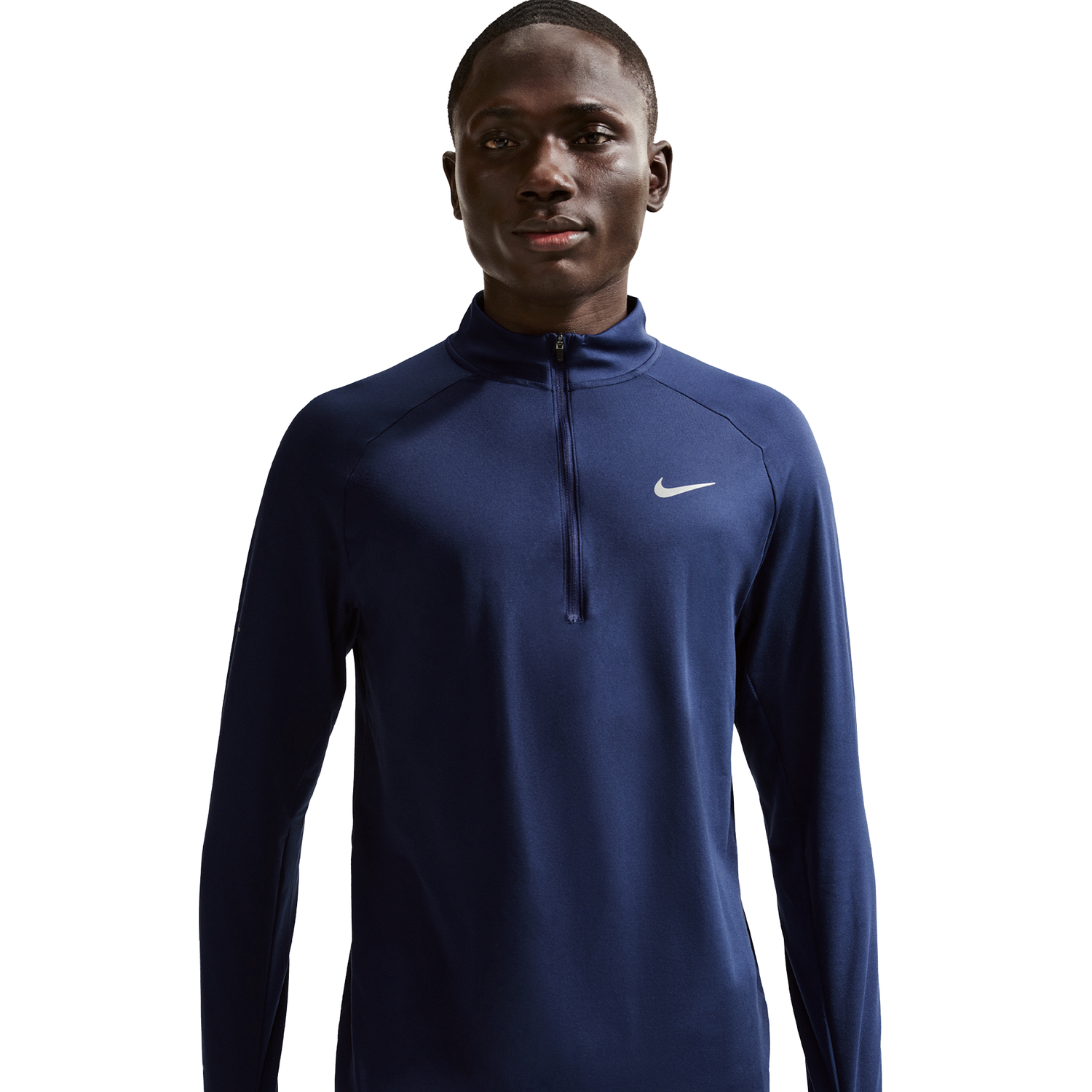 Nike Dri-FIT STRIDE HZ MIDLAYER - Men's - Midnight Navy/Reflective Silver
