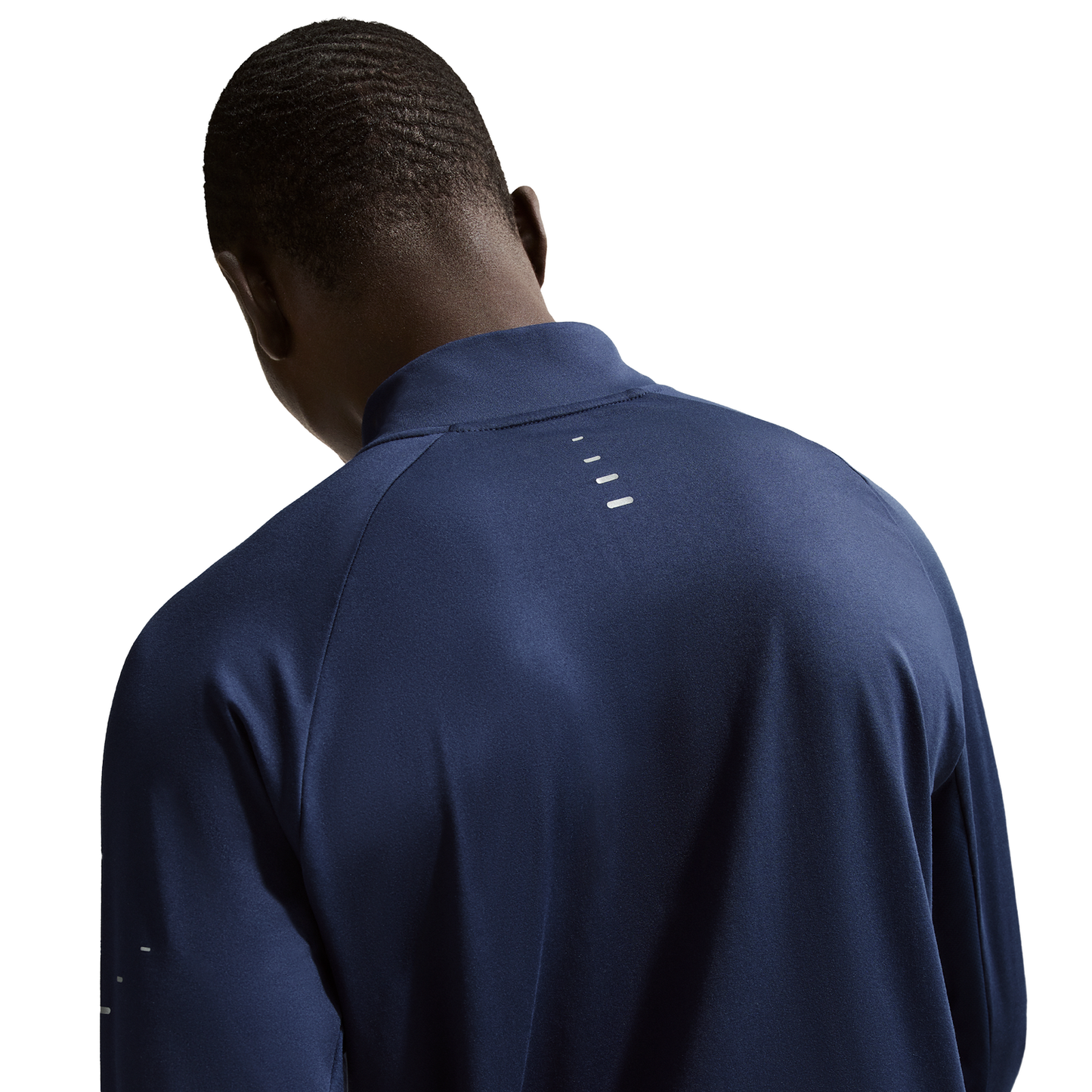 Nike Dri-FIT STRIDE HZ MIDLAYER - Men's - Midnight Navy/Reflective Silver