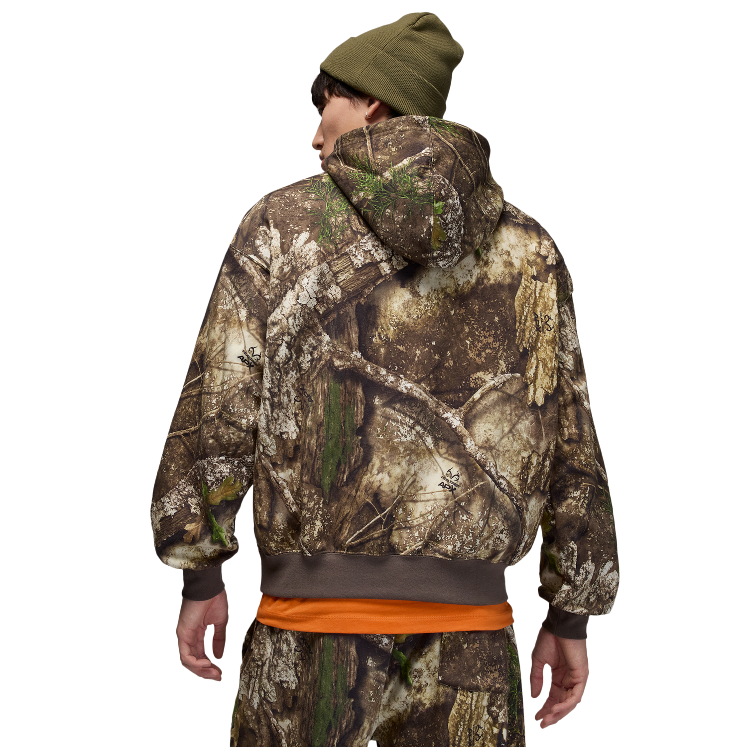 Jordan Brooklyn Fleece Pullover RLT - Men's - Medium Olive/Sail