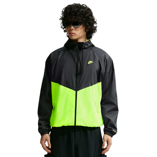 Nike NSW Windrunner Jacket - Men's - Volt/Black/Volt