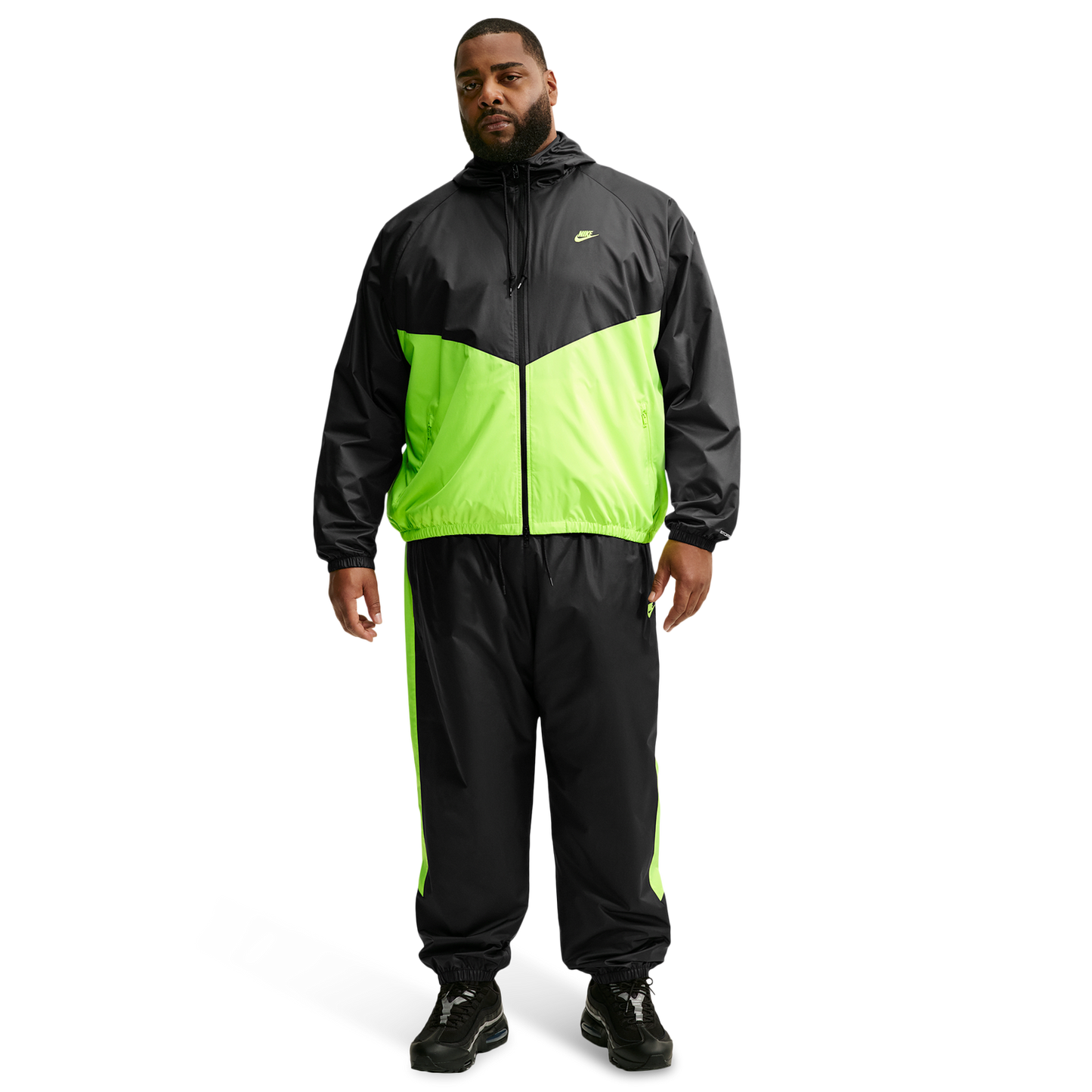 Nike NSW Windrunner Jacket - Men's - Volt/Black/Volt