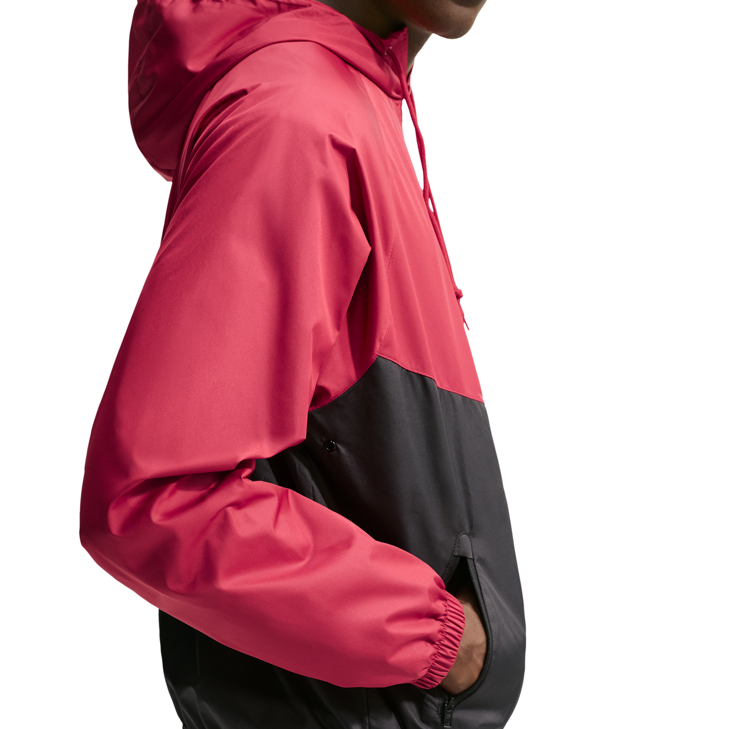 Nike NSW Windrunner Jacket - Men's - Tough Red/Black/Black