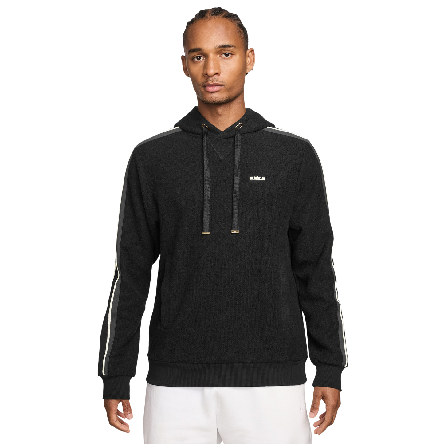 Nike Lebron TF SI Pullover Hoodie - Men's - Black/Sail