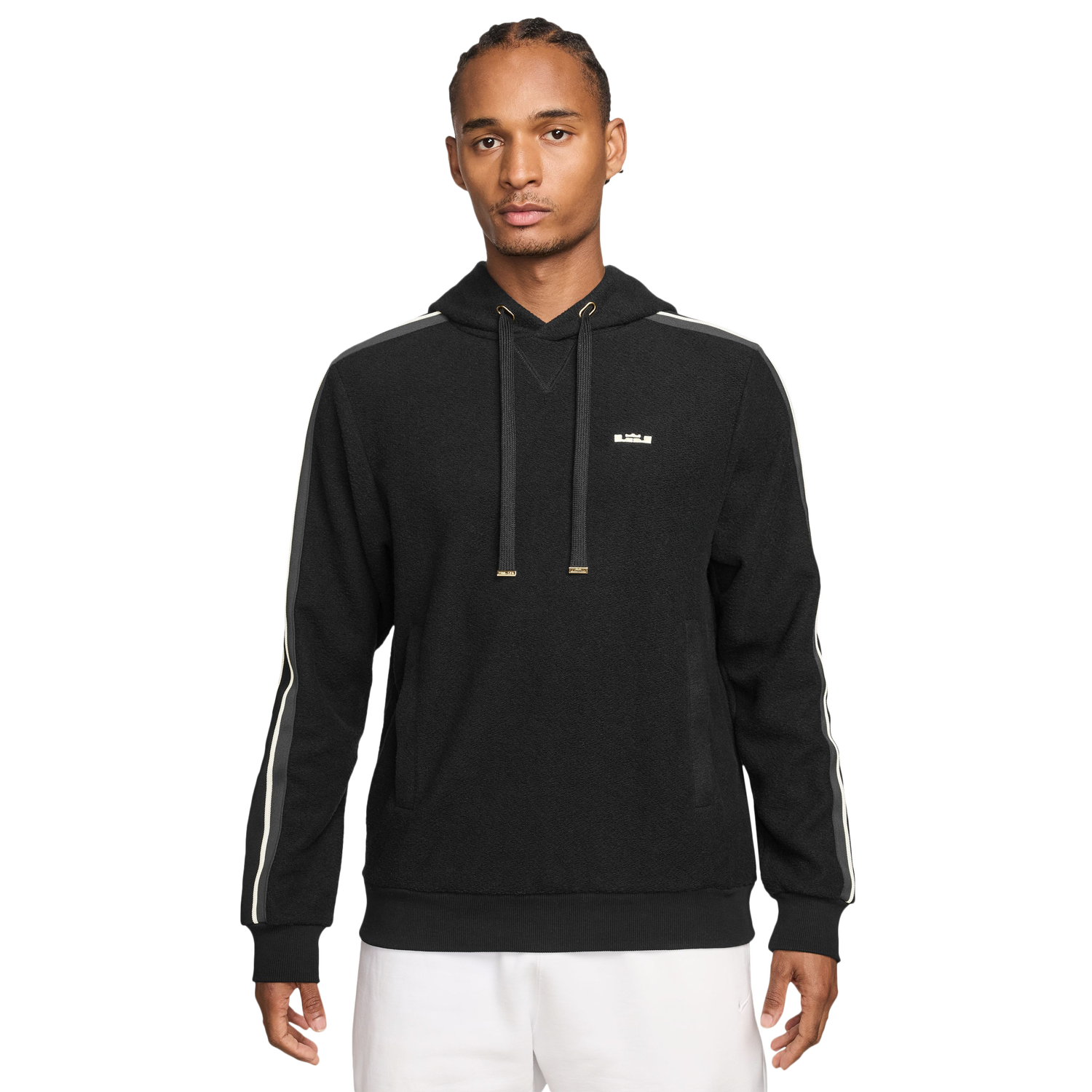 Nike Lebron TF SI Pullover Hoodie - Men's - Black/Sail