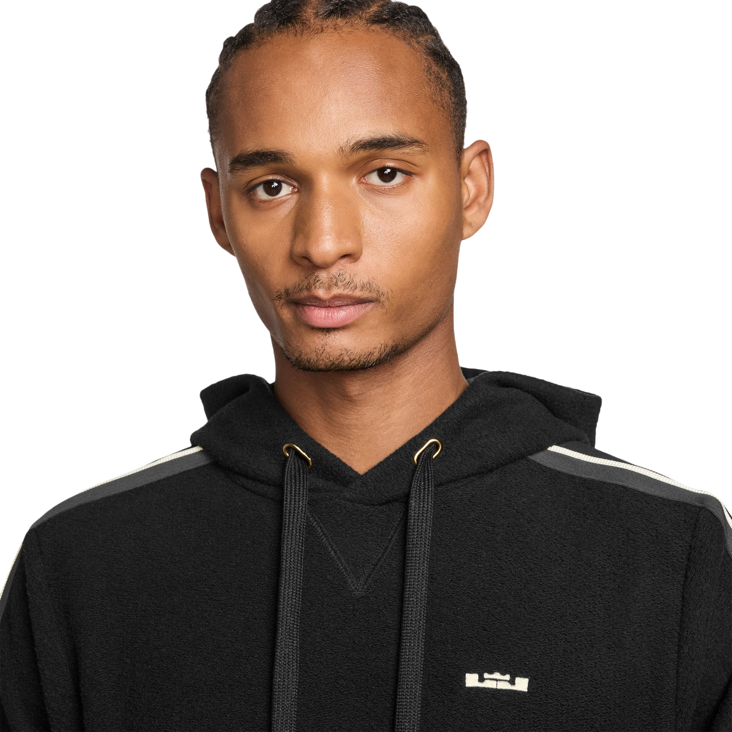 Nike Lebron TF SI Pullover Hoodie - Men's - Black/Sail