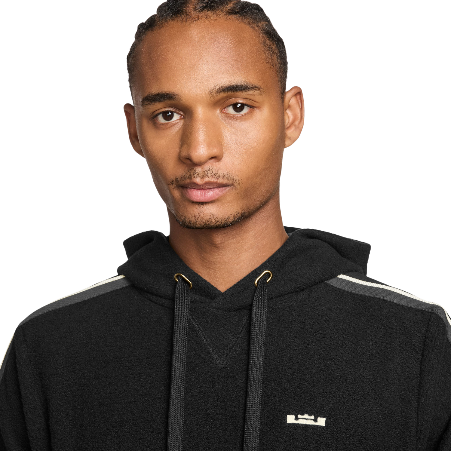 Nike Lebron TF SI Pullover Hoodie - Men's - Black/Sail
