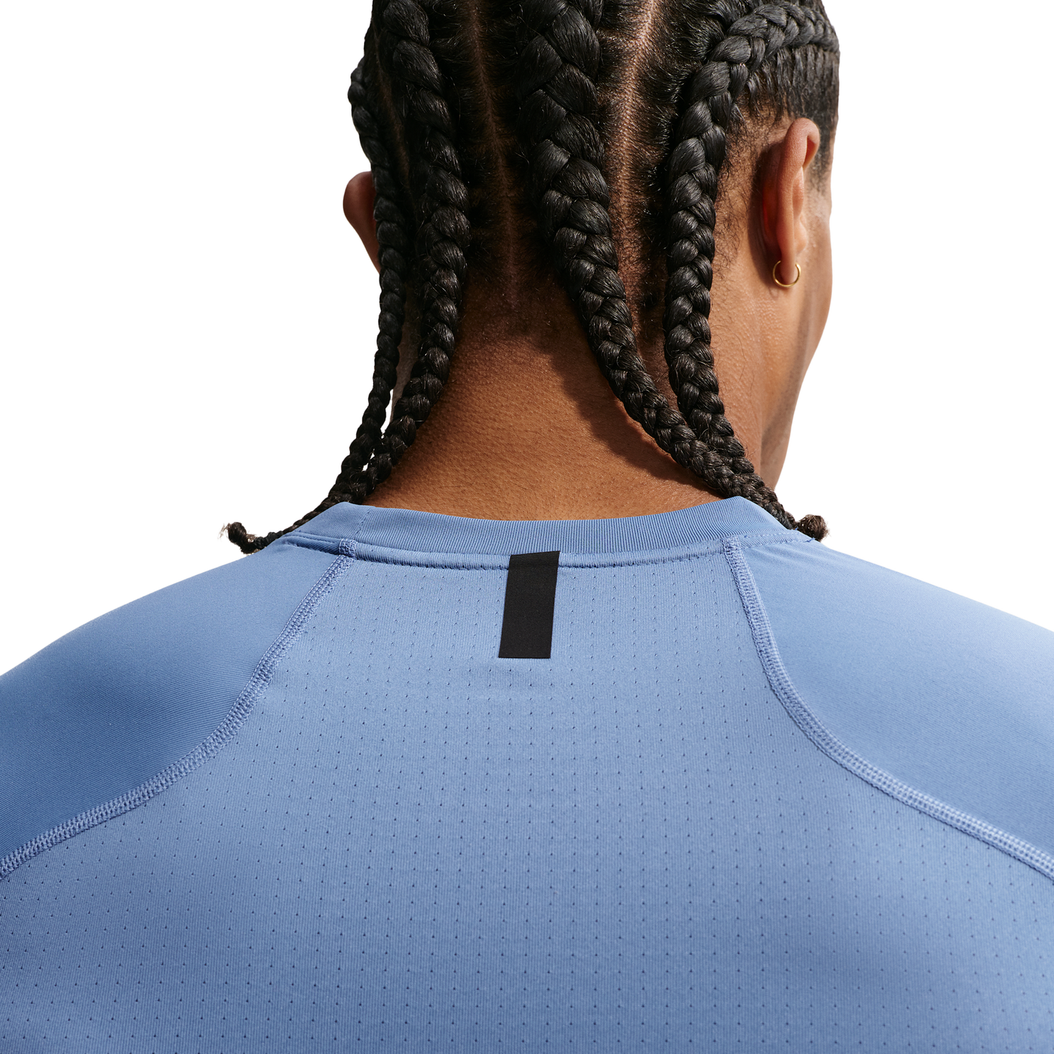 Nike Pro Training Dri-FIT SS Top - Men's - Indigo Storm/Black