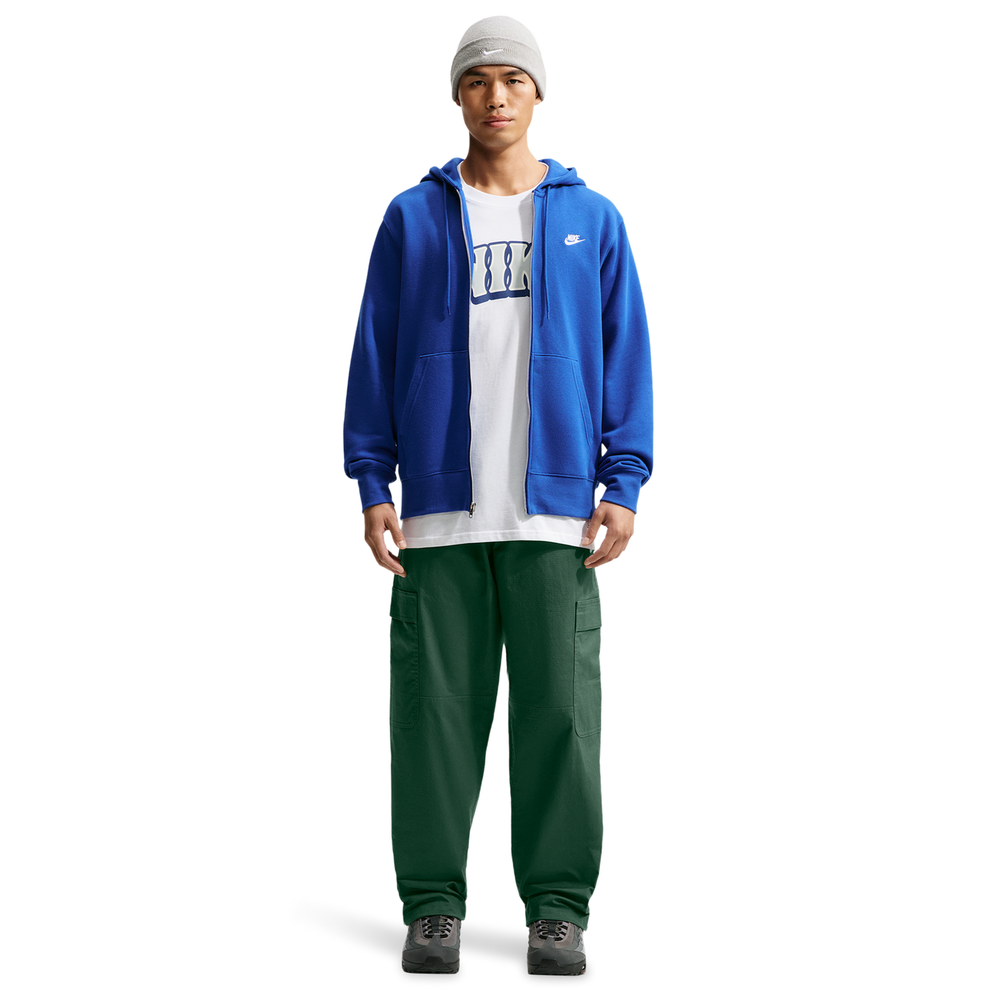 Nike Club Woven Cargo Pants Collection - Men's - White/Fir