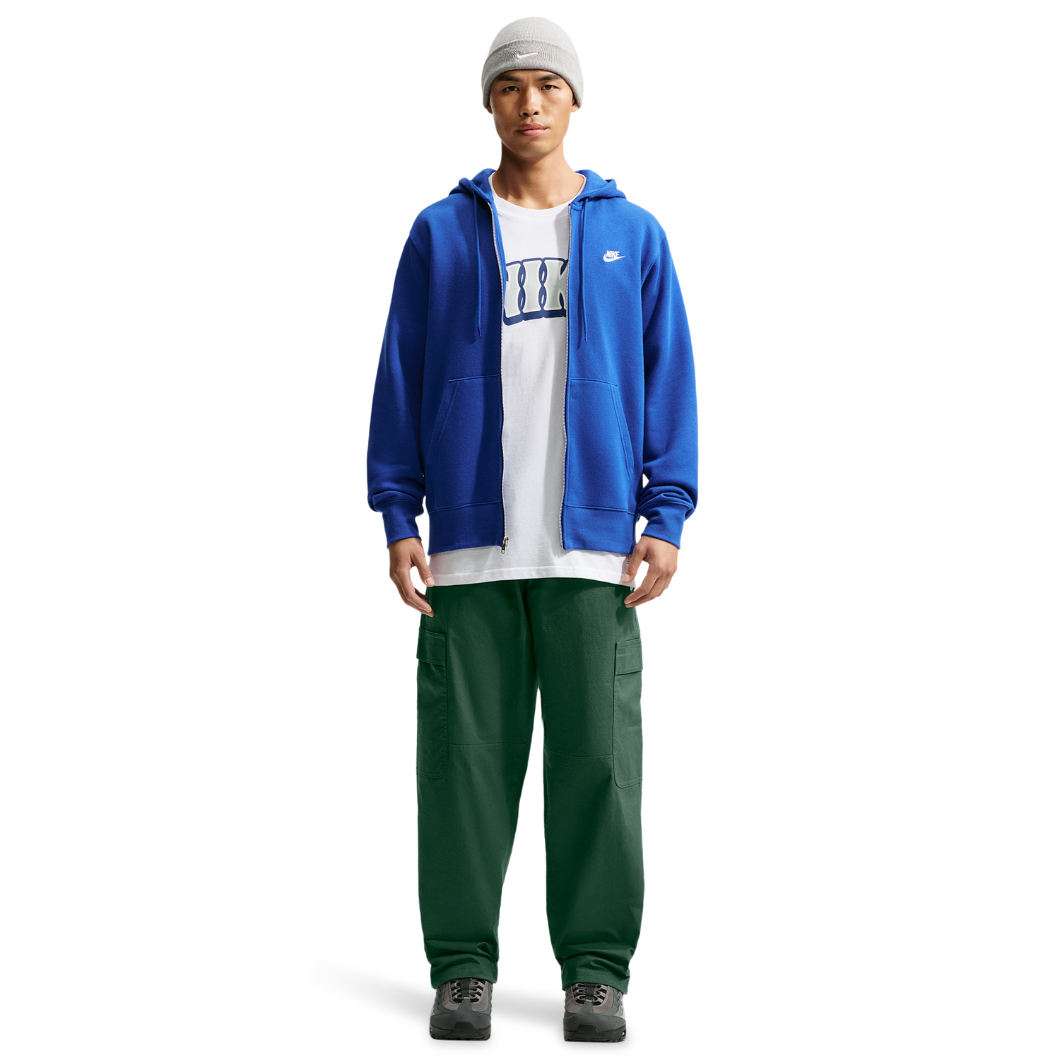 Nike Club Woven Cargo Pants Collection - Men's - White/Fir