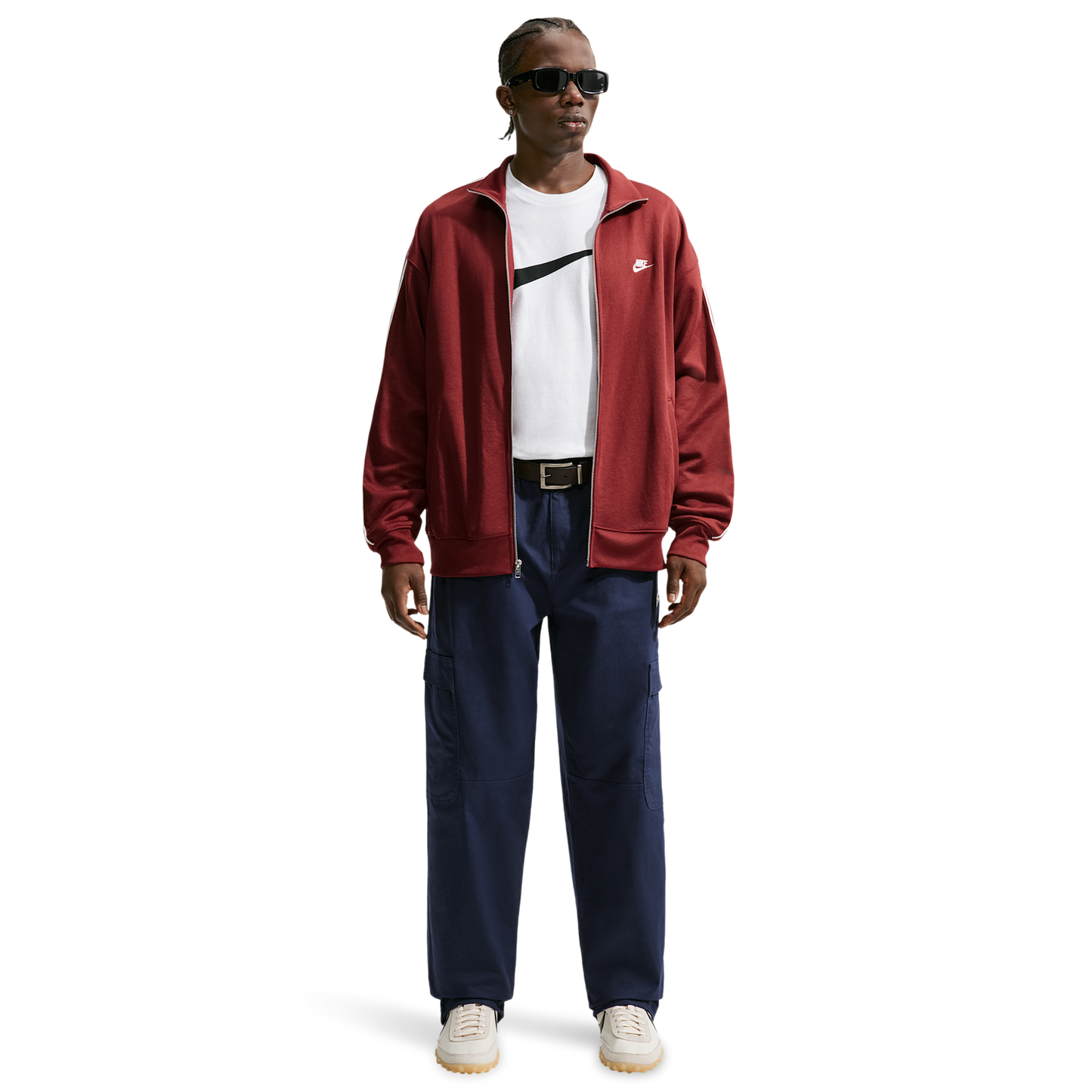 Nike Club Woven Cargo Pants Collection - Men's - Obsidian/White