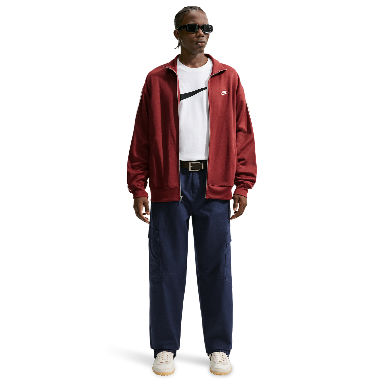 Nike Club Woven Cargo Pants Collection - Men's - Obsidian/White