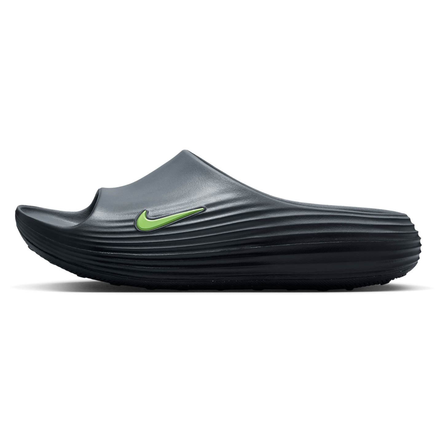 Nike Reactx Rejuven8 Slides - Men's - Volt/Cool Grey/Black