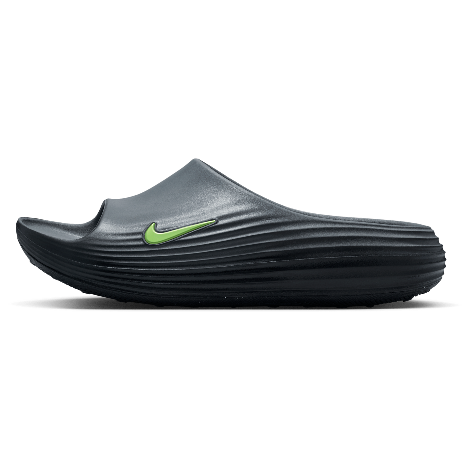 Nike Reactx Rejuven8 Slides - Men's - Volt/Cool Grey/Black