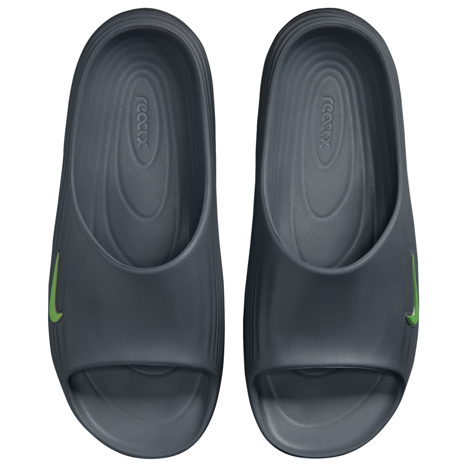 Nike Reactx Rejuven8 Slides - Men's - Volt/Cool Grey/Black