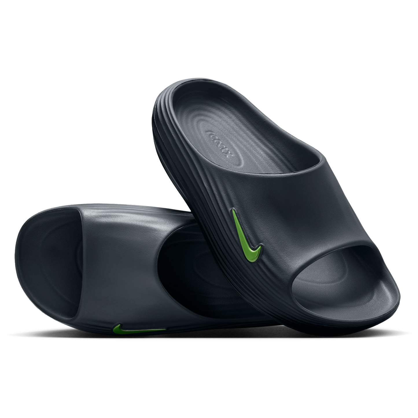 Nike Reactx Rejuven8 Slides - Men's - Volt/Cool Grey/Black